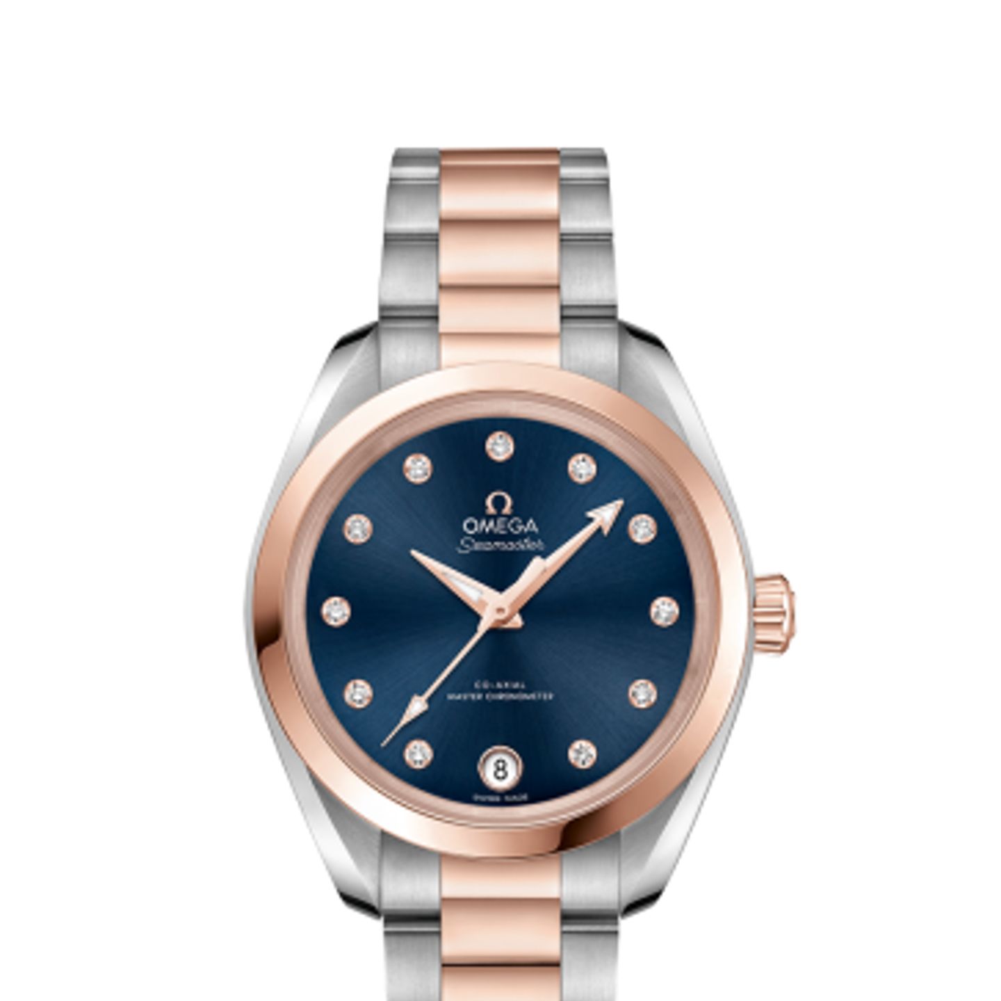 Omega Seamaster Aqua Terra 220.20.34.20.53.001 (2023) - Blue dial 34 mm Gold/Steel case (1/1)