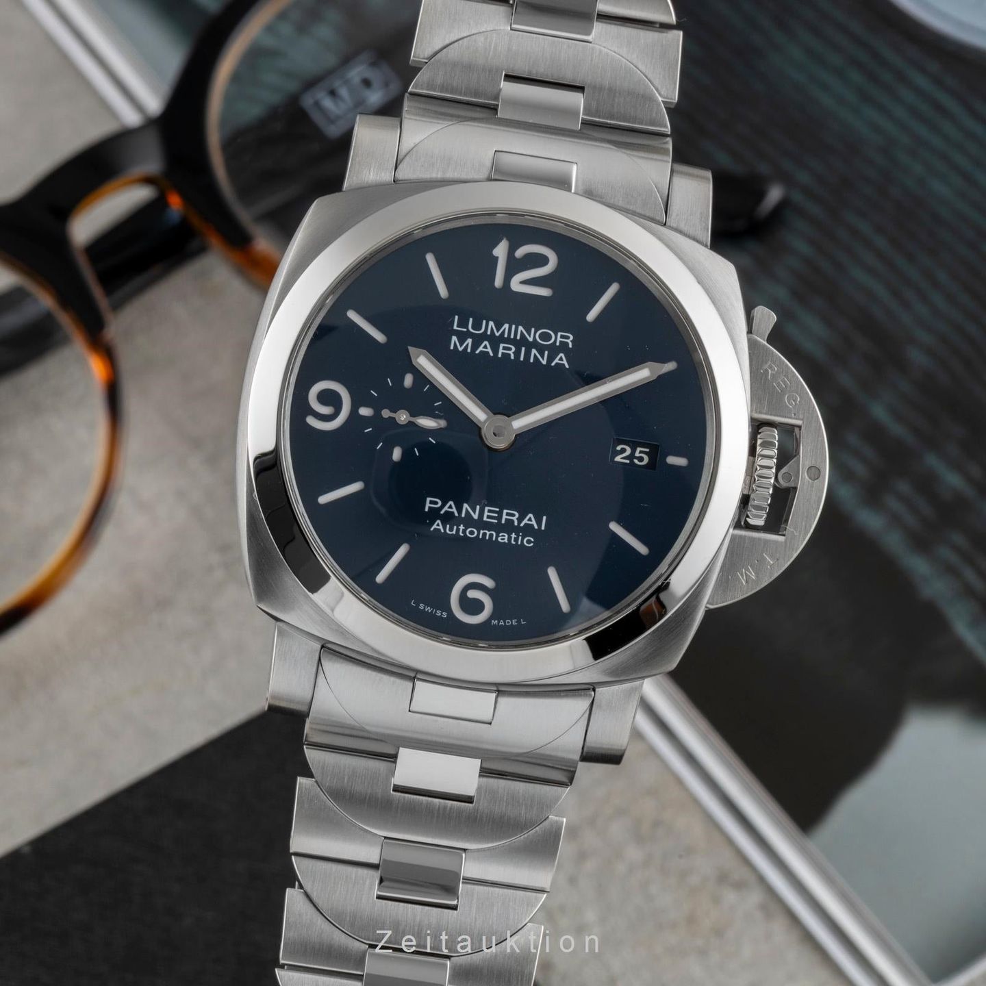 Panerai Luminor Marina PAM01316 (Onbekend (willekeurig serienummer)) - 44mm Staal (1/8)