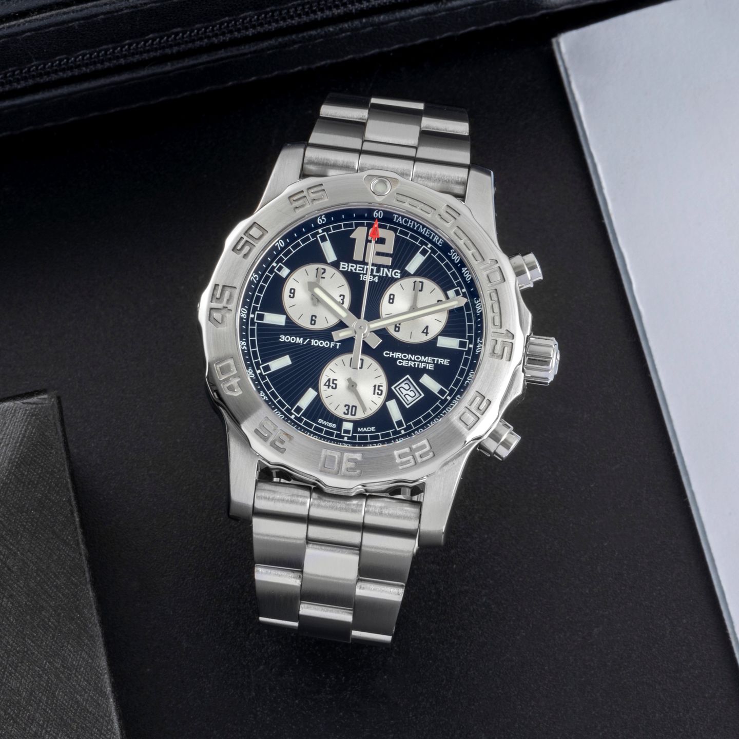 Breitling Colt Chronograph II A73387 (2012) - 44 mm Steel case (1/8)