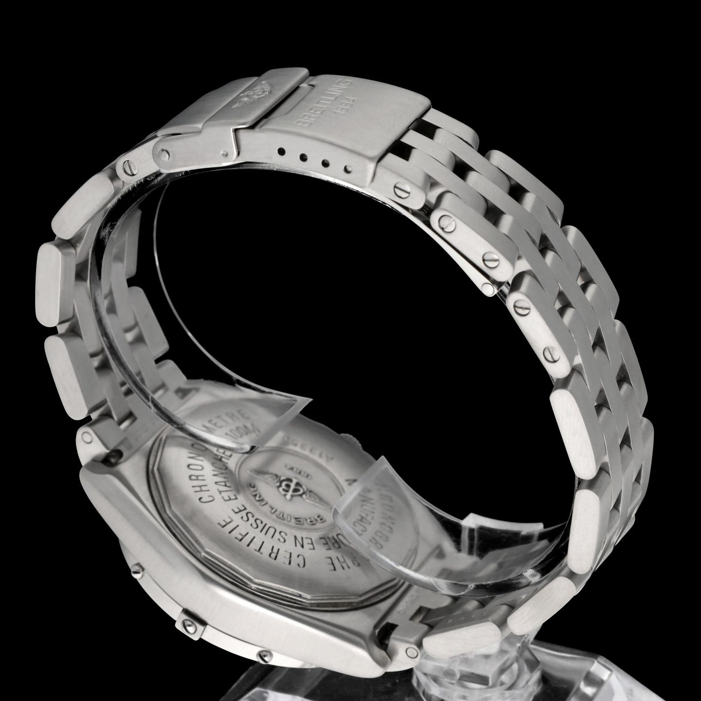 Breitling Blackbird A13350 (2000) - Black dial 40 mm Steel case (8/8)