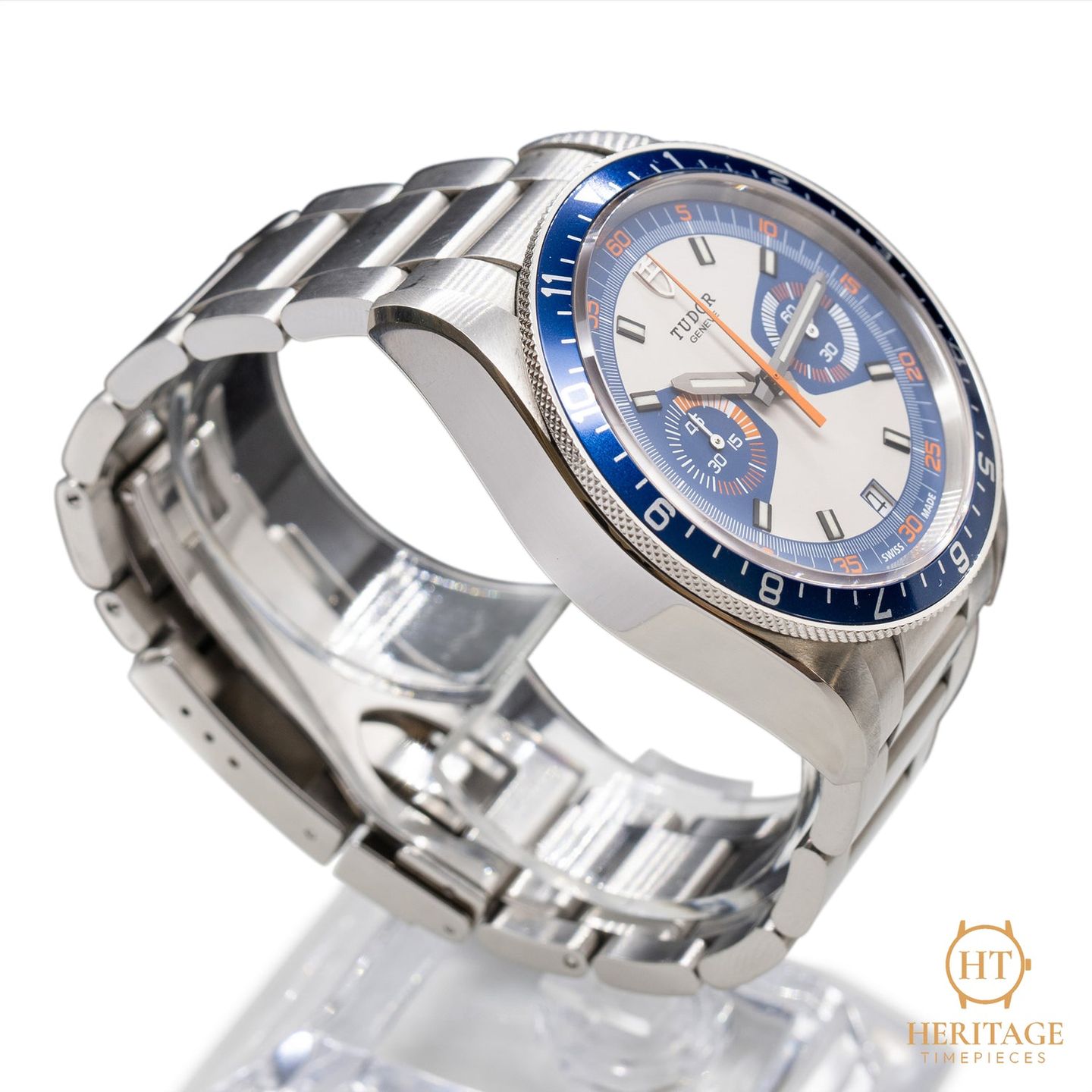 Tudor Heritage Chrono Blue 70330B - (5/8)