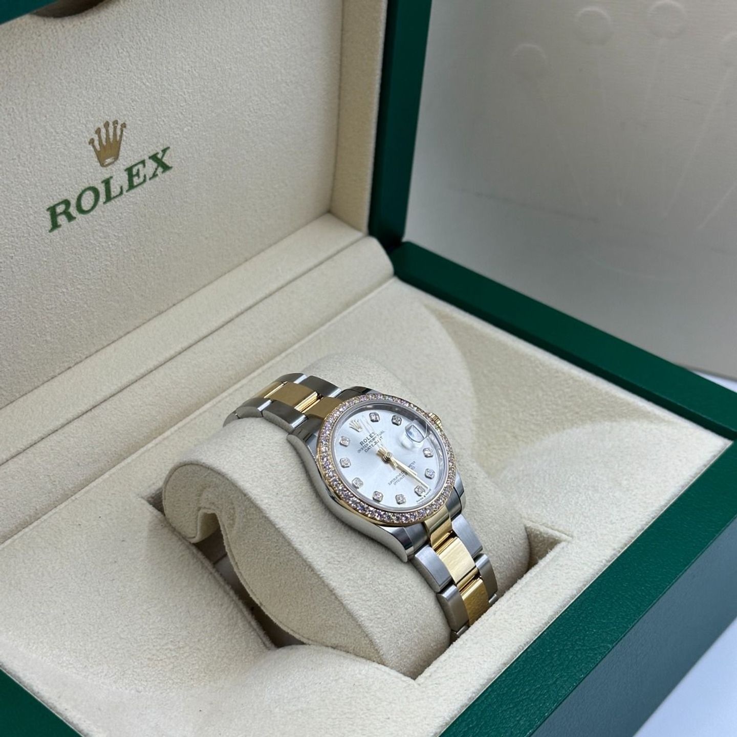 Rolex Datejust 31 278383RBR (2024) - Zilver wijzerplaat 31mm Staal (3/8)