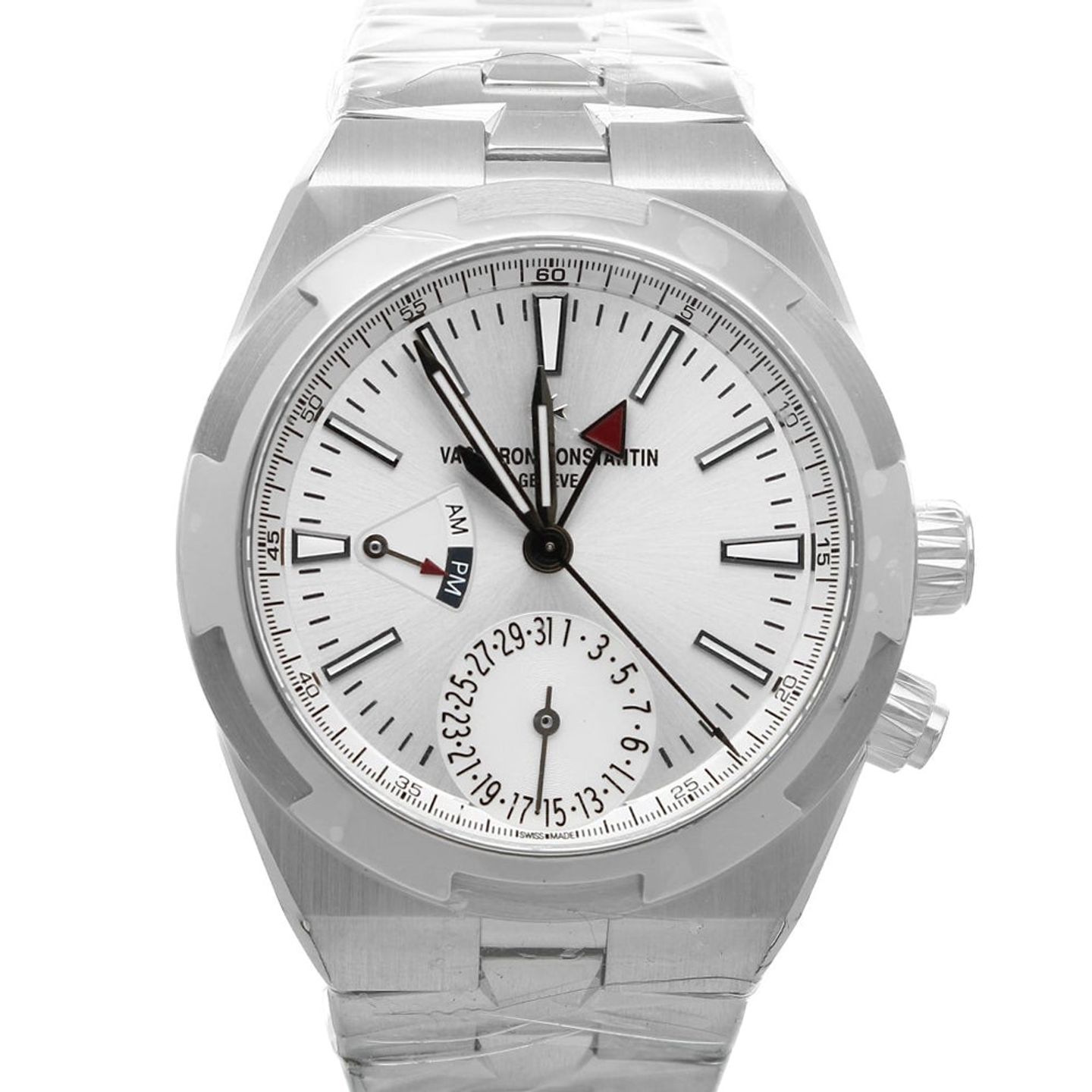 Vacheron Constantin Overseas Dual Time 7900V/110A-B333 (2024) - Zilver wijzerplaat 42mm Staal (1/6)