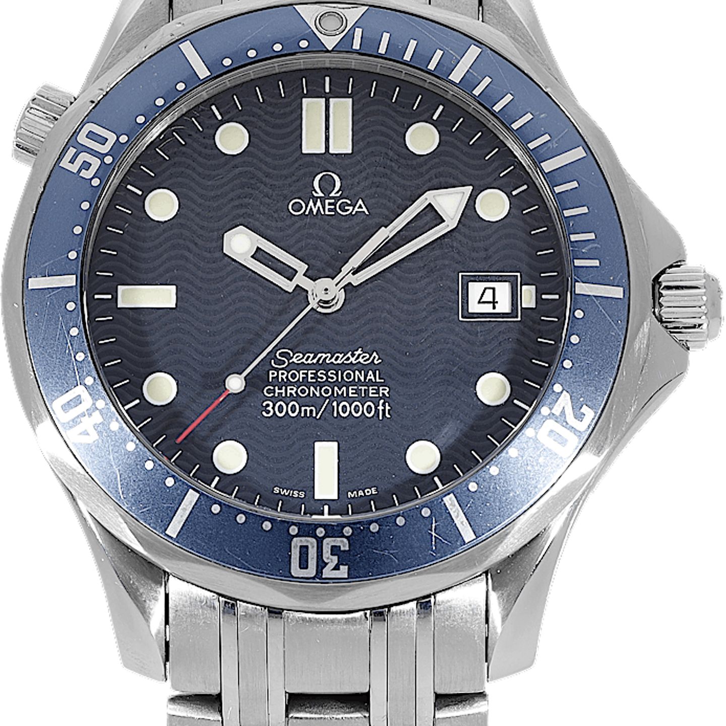 Omega Seamaster 168.1623 (Unknown (random serial)) - Blue dial 41 mm Steel case (2/5)