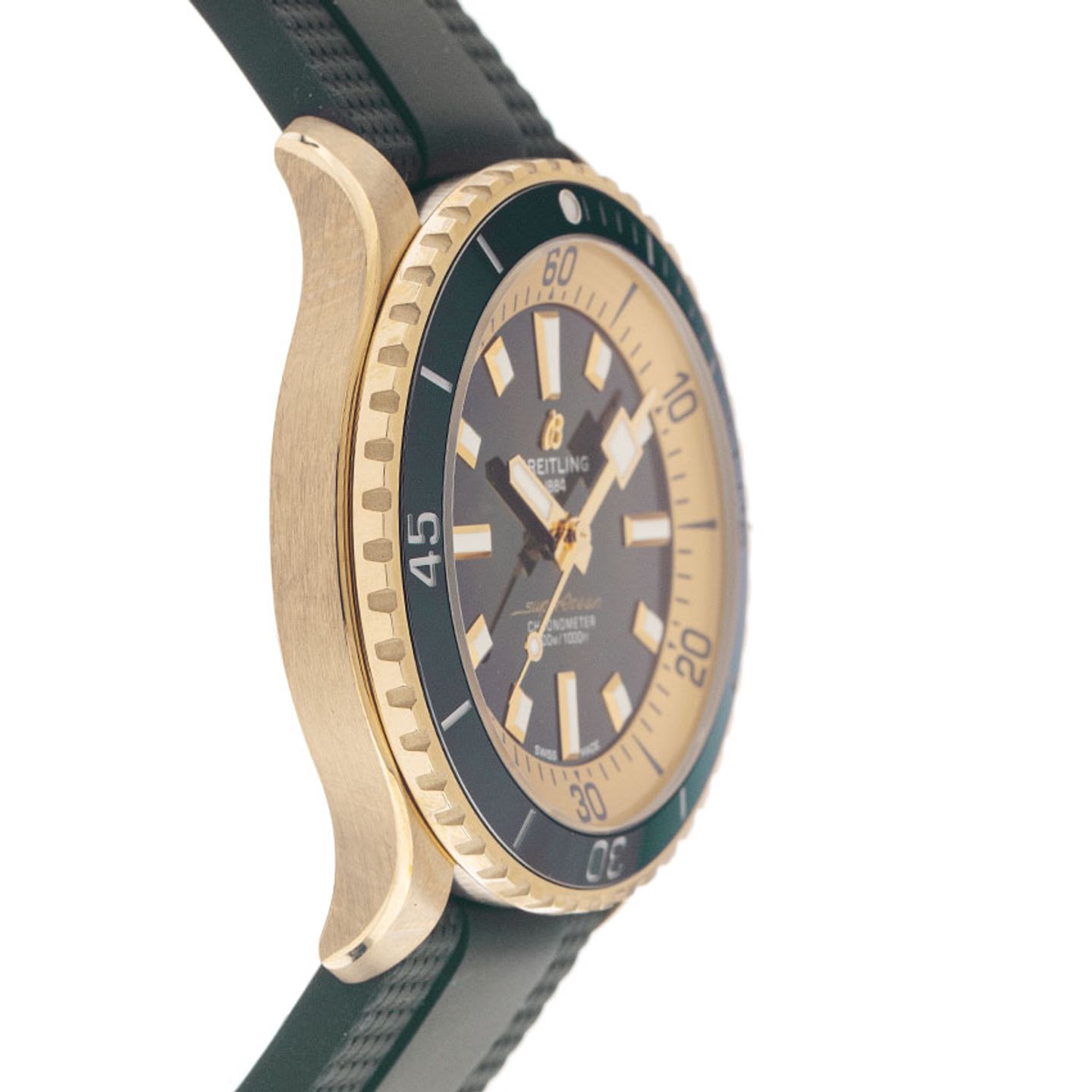 Breitling Superocean 42 N17375201L1S1 (2023) - Groen wijzerplaat 42mm Brons (5/7)