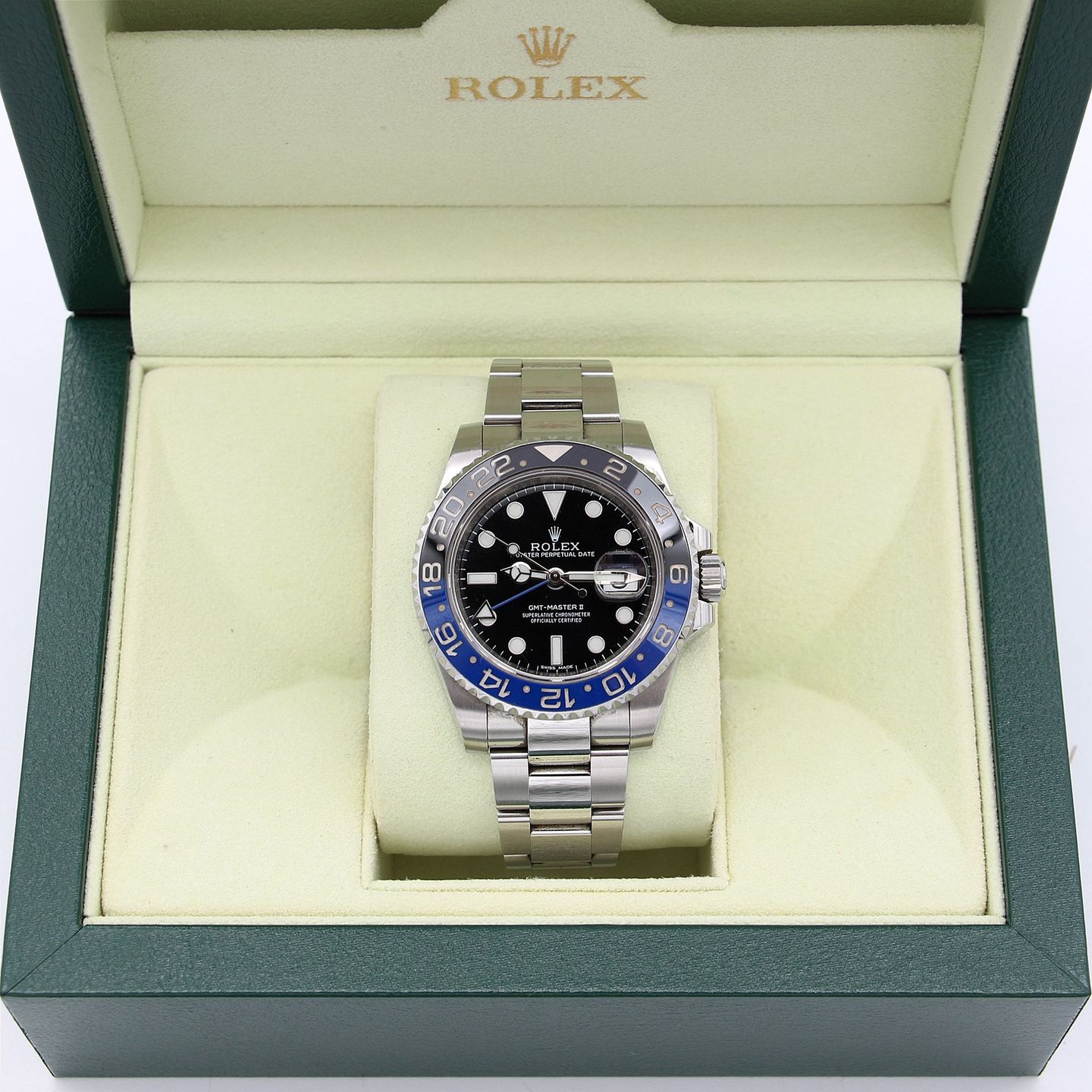 Rolex GMT-Master II 116710BLNR (Onbekend (willekeurig serienummer)) - Zwart wijzerplaat 40mm Staal (3/8)