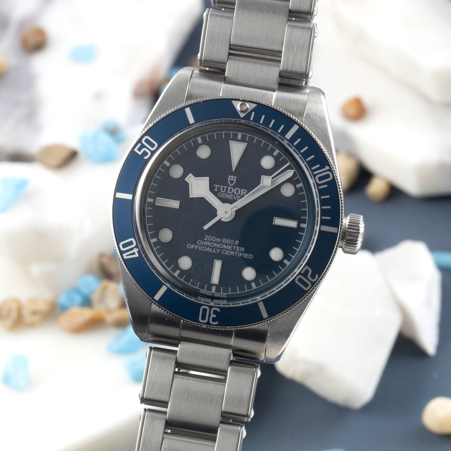 Tudor Black Bay Fifty-Eight 79030B (Unknown (random serial)) - Blue dial 39 mm Steel case (3/8)