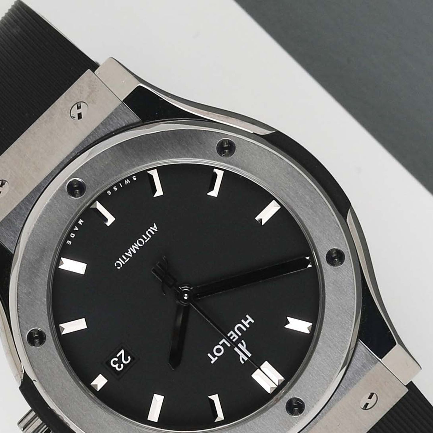 Hublot Classic Fusion 542.NX.1171.RX (2019) - Zwart wijzerplaat 42mm Titanium (4/8)