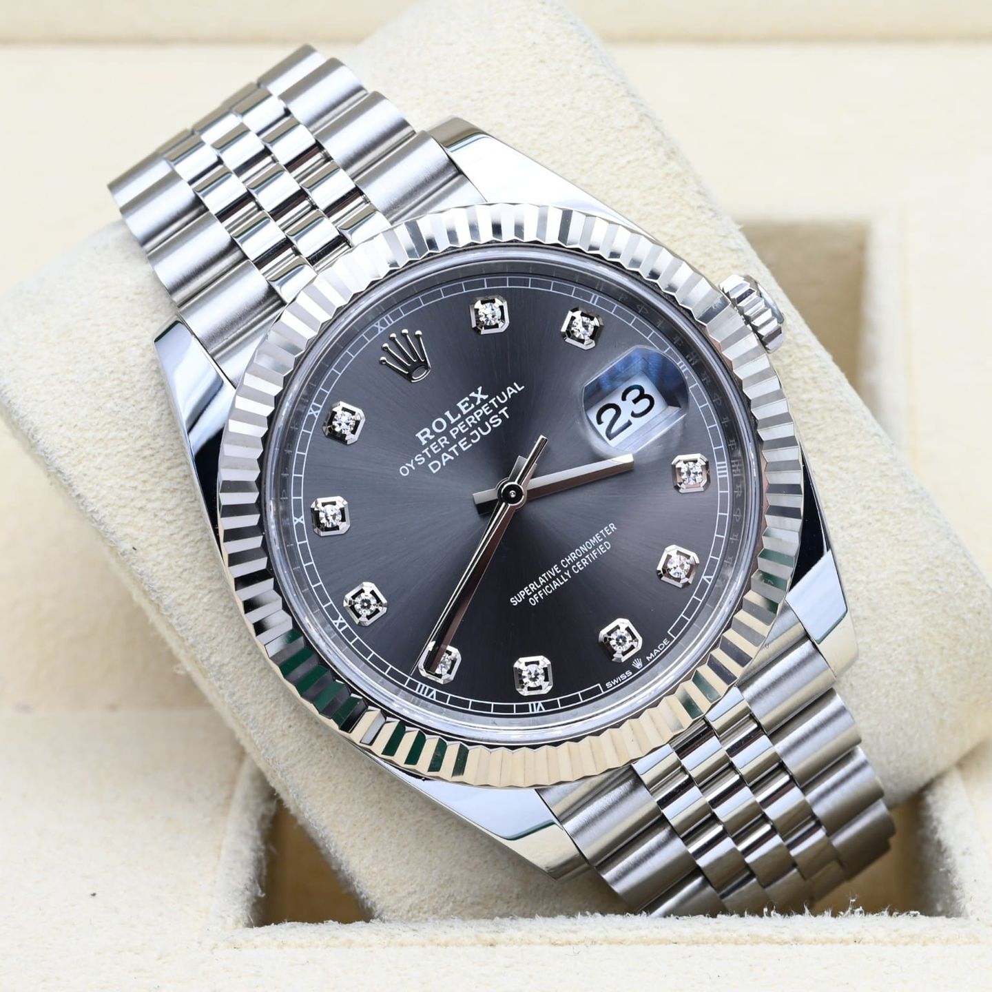Rolex Datejust 41 126334 (2024) - Grey dial 41 mm Steel case (1/7)
