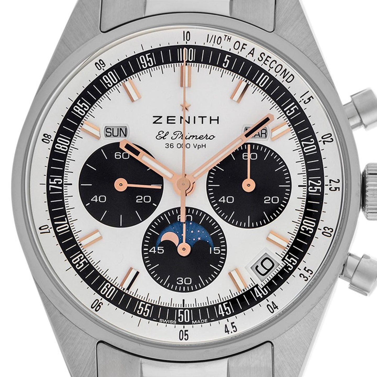 Zenith Chronomaster Original 03.3400.3610/38.M3200 (2026) - Silver dial 38 mm Steel case (1/7)