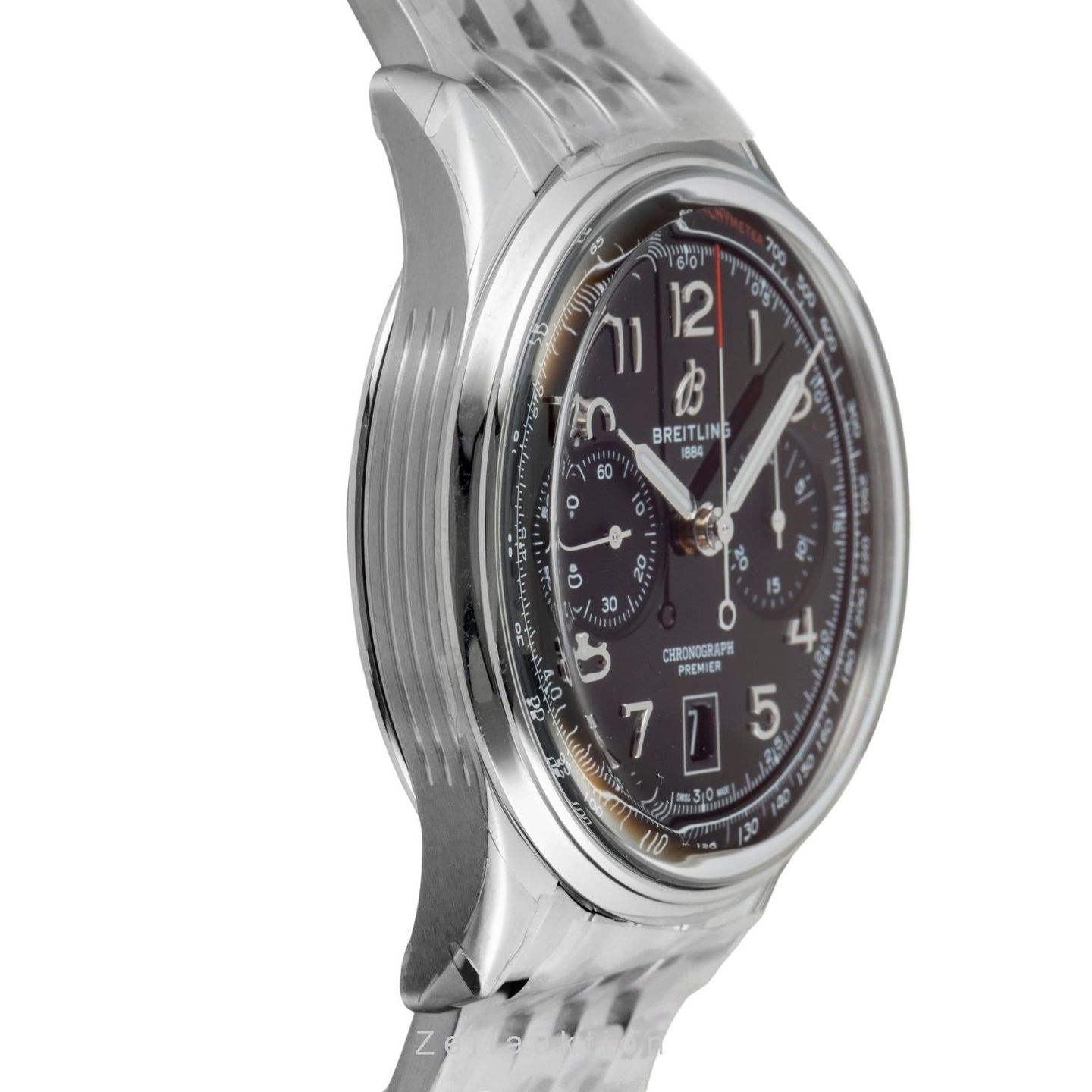 Breitling Premier AB0145221B1A1 (Onbekend (willekeurig serienummer)) - Zwart wijzerplaat 42mm Staal (6/8)