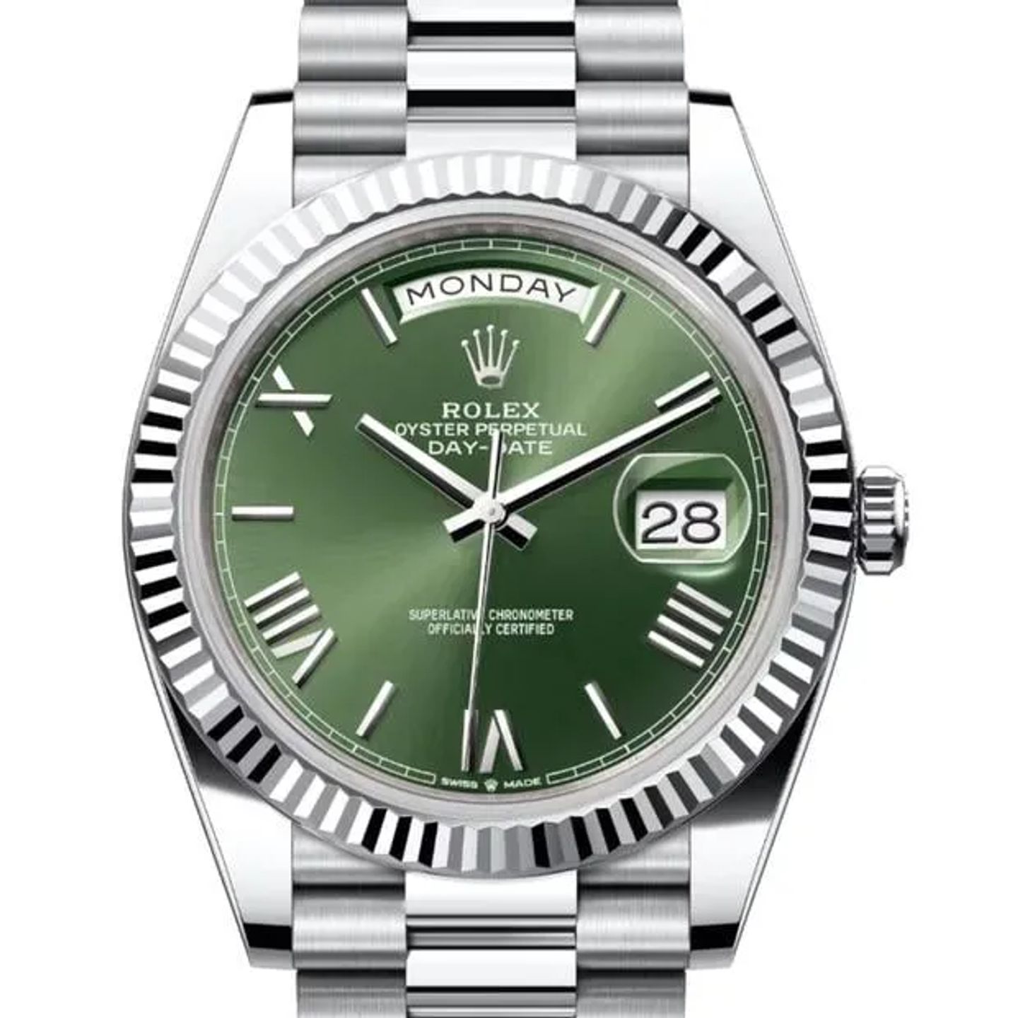 Rolex Day-Date 40 228236 (2025) - Blauw wijzerplaat 40mm Platina (3/6)