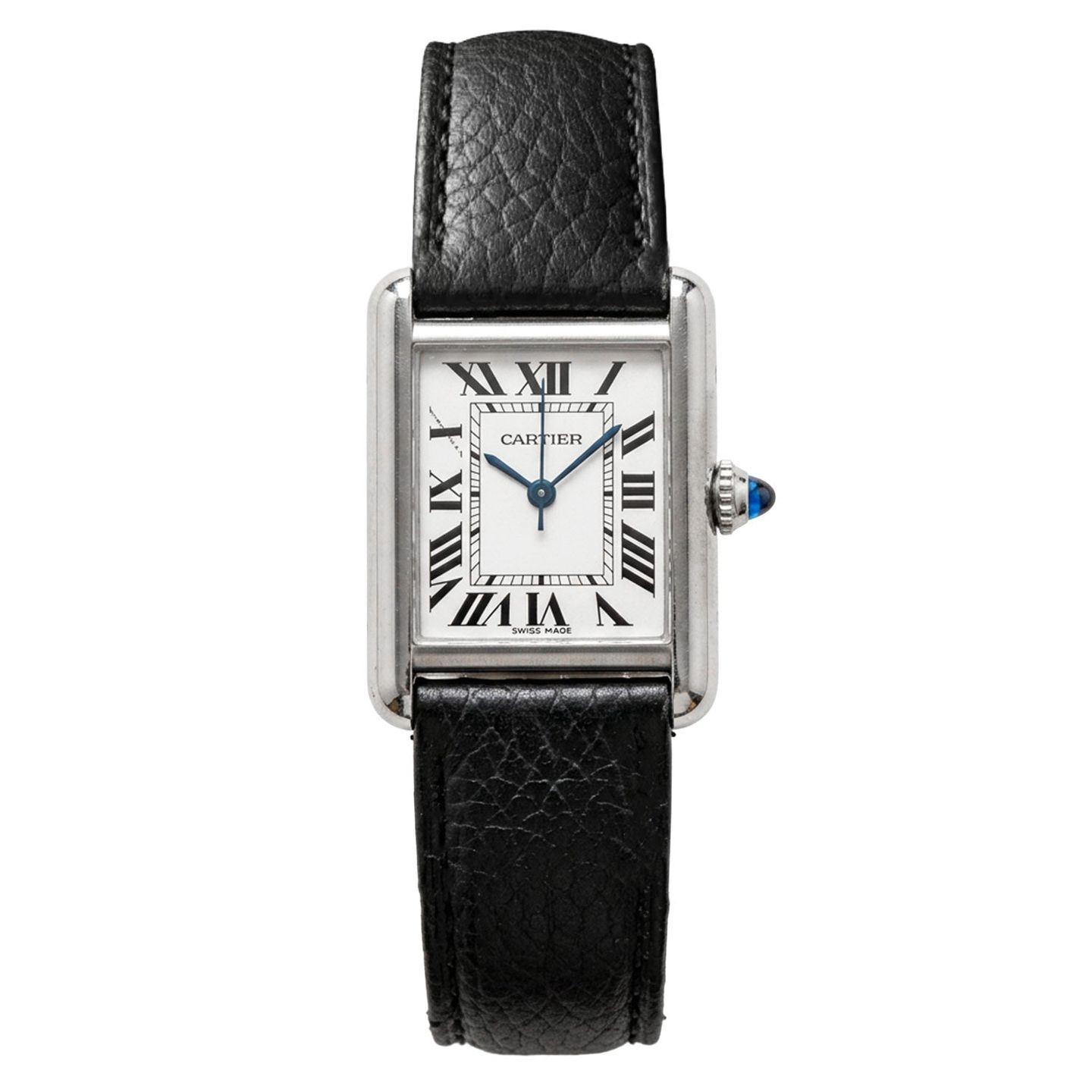 Cartier Tank Solo W5200005 (Unknown (random serial)) - White dial 24 mm Steel case (1/4)
