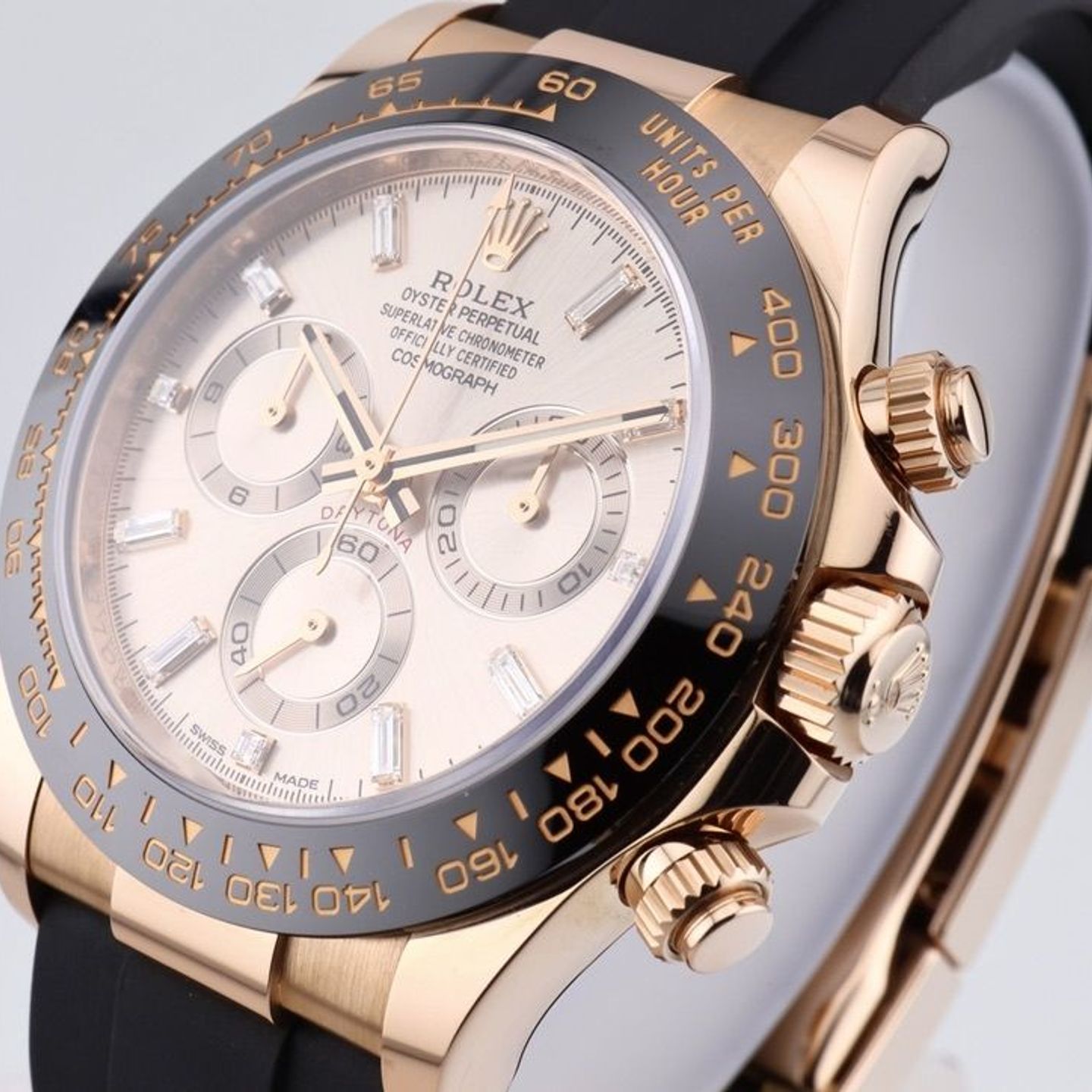 Rolex Daytona 116515LN (Onbekend (willekeurig serienummer)) - Zilver wijzerplaat 40mm Roségoud (6/16)