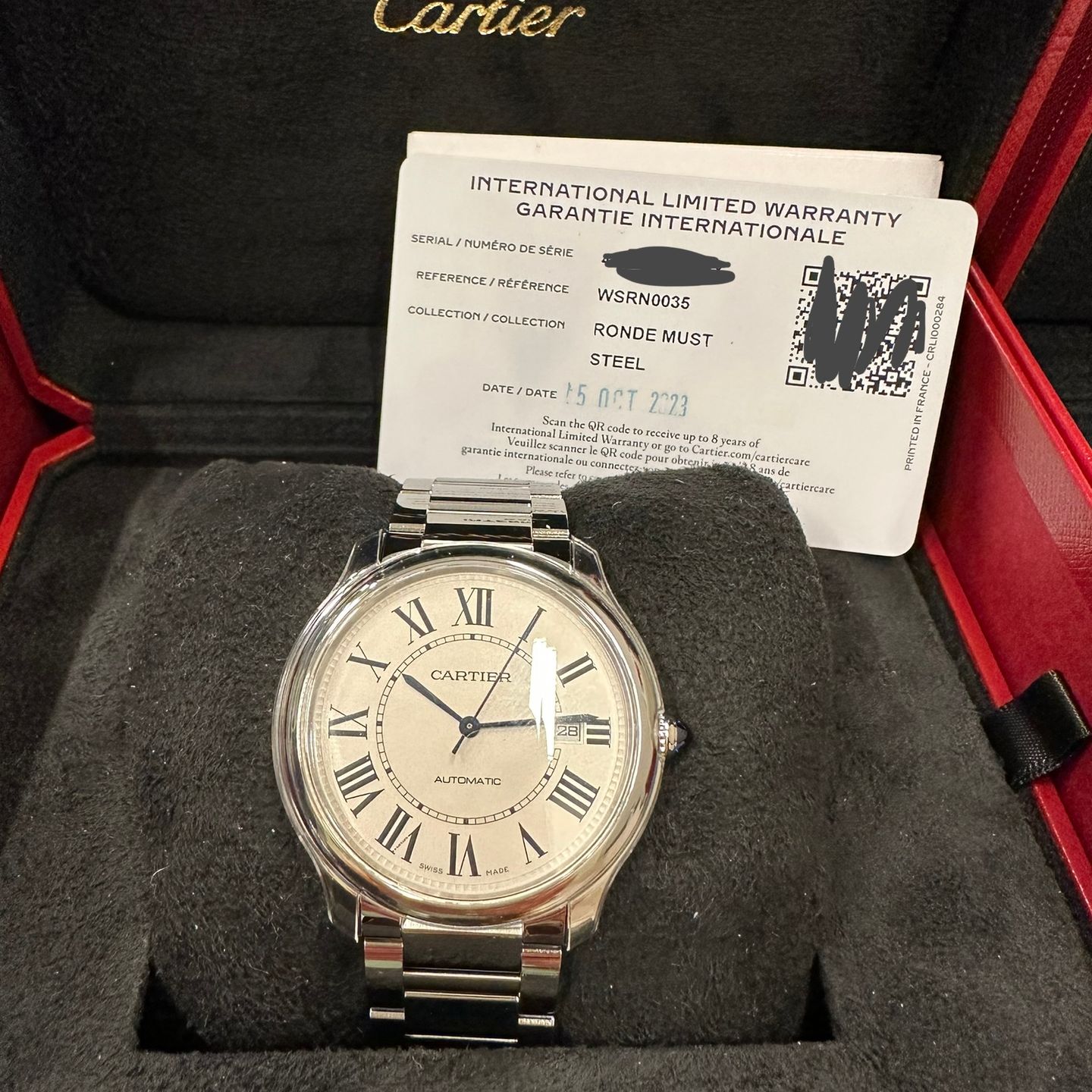 Cartier Ronde Croisière de Cartier WSRN0035 (2023) - White dial 40 mm Steel case (6/6)