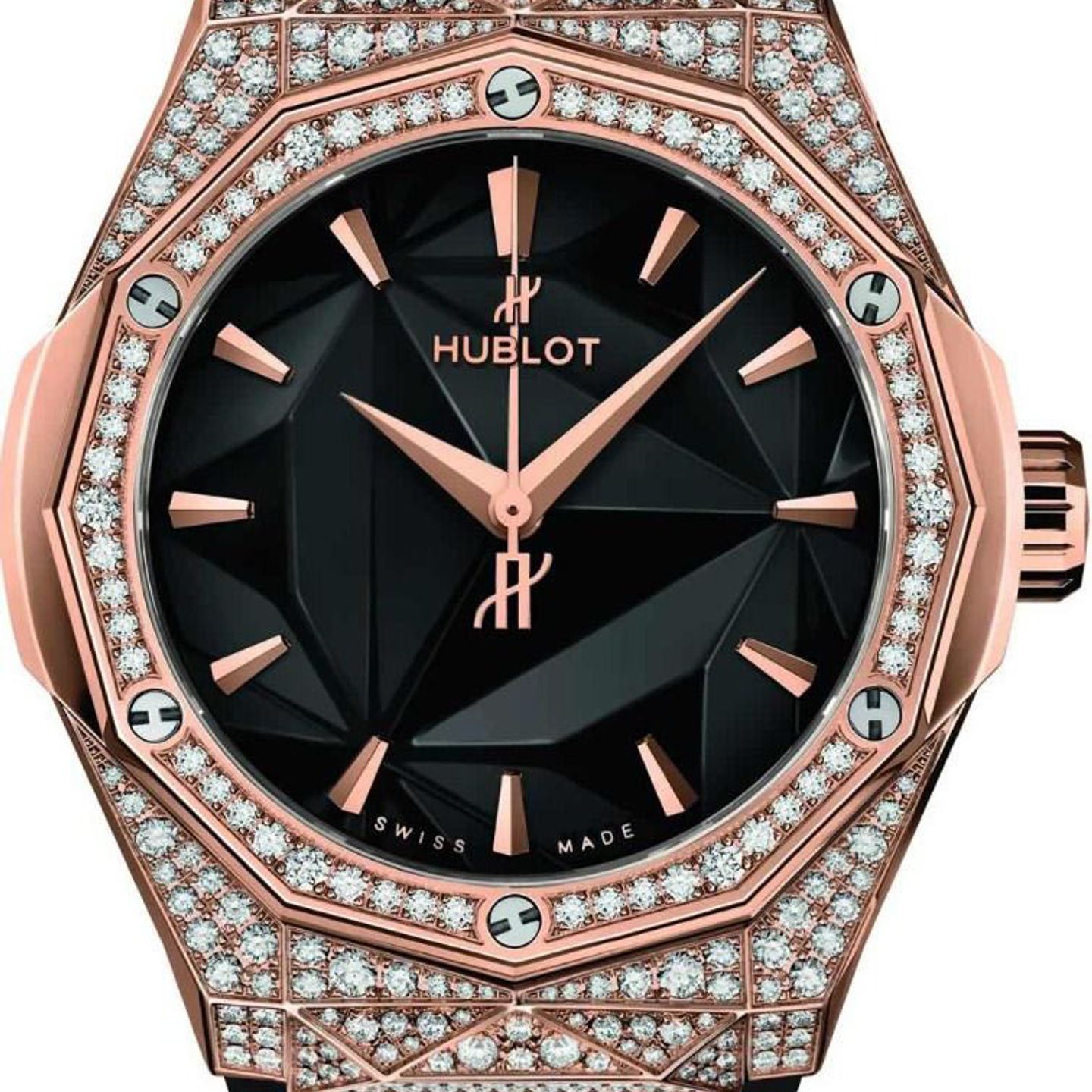 Hublot Classic Fusion 45, 42, 38, 33 mm 550.OS.1800.RX.1604.ORL19 (2022) - Black dial 40 mm Rose Gold case (1/1)