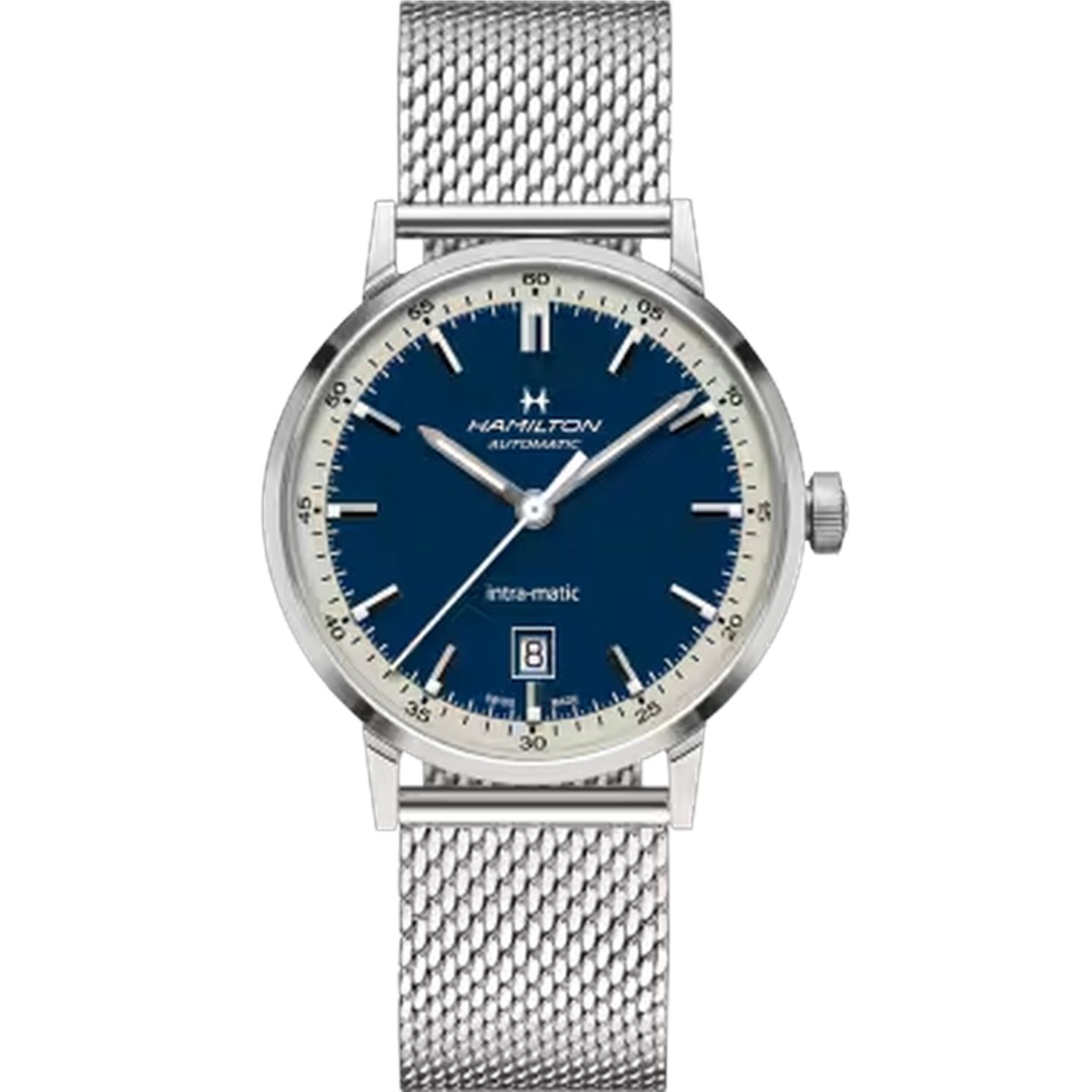 Hamilton Lady Hamilton H38425140 (2025) - Blauw wijzerplaat 40mm Staal (1/1)