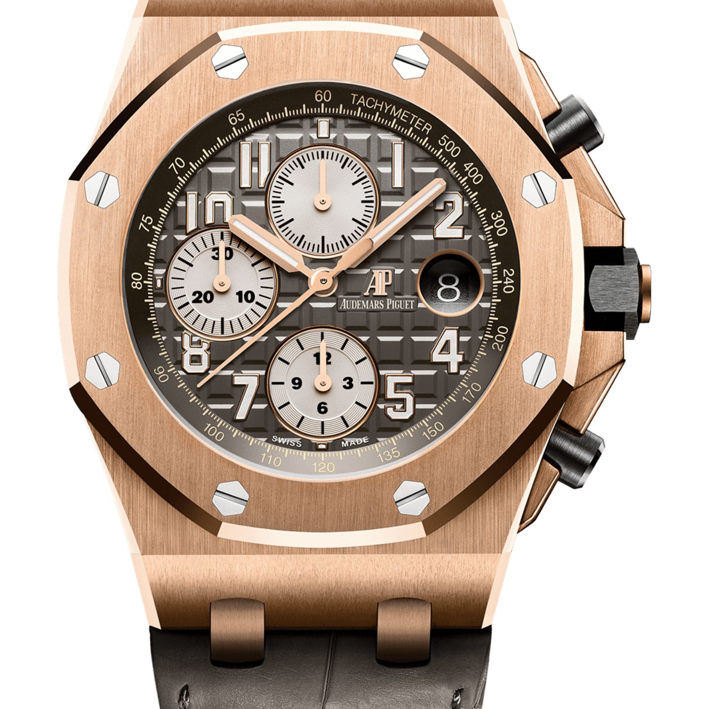 Audemars Piguet Royal Oak Offshore Chronograph 26470OR.OO.A125CR.01 (2025) - Grey dial 42 mm Rose Gold case (1/1)