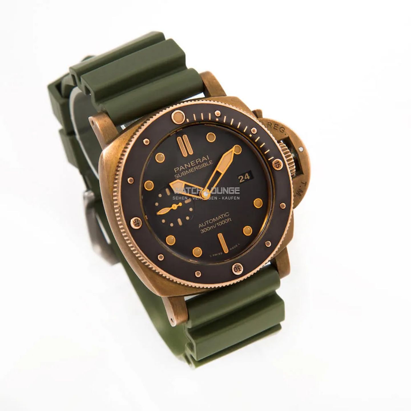 Panerai Luminor Submersible PAM00968 (2019) - Brown dial 47 mm Bronze case (4/8)