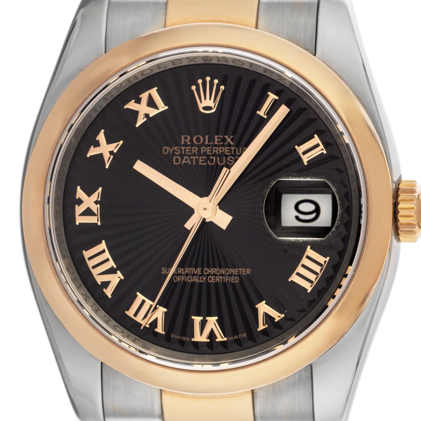 Rolex Datejust 36 116201 (2008) - 36 mm Gold/Steel case (1/7)