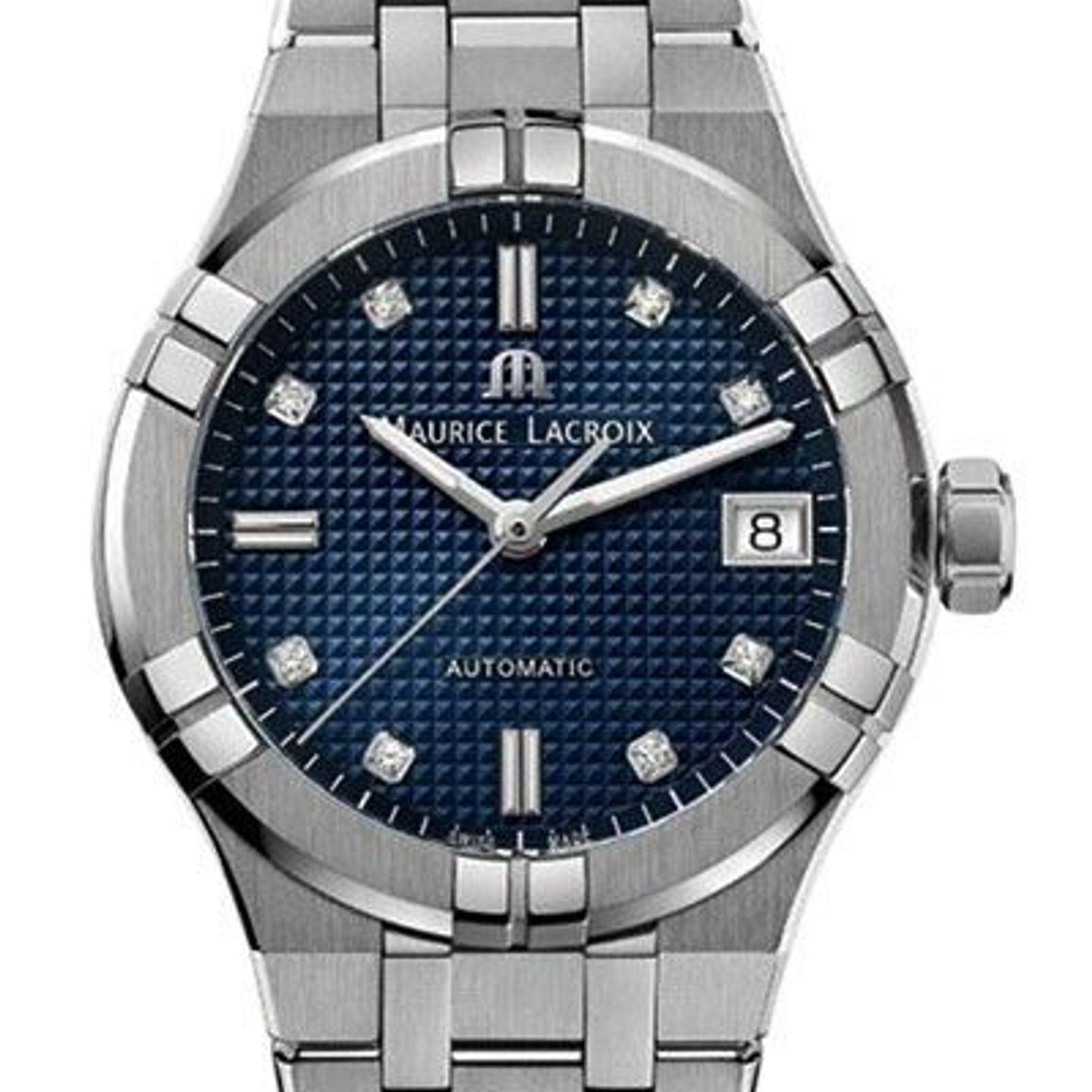 Maurice Lacroix Aikon AI6006-SS002-450-1 (2024) - Blauw wijzerplaat 35mm Staal (1/2)