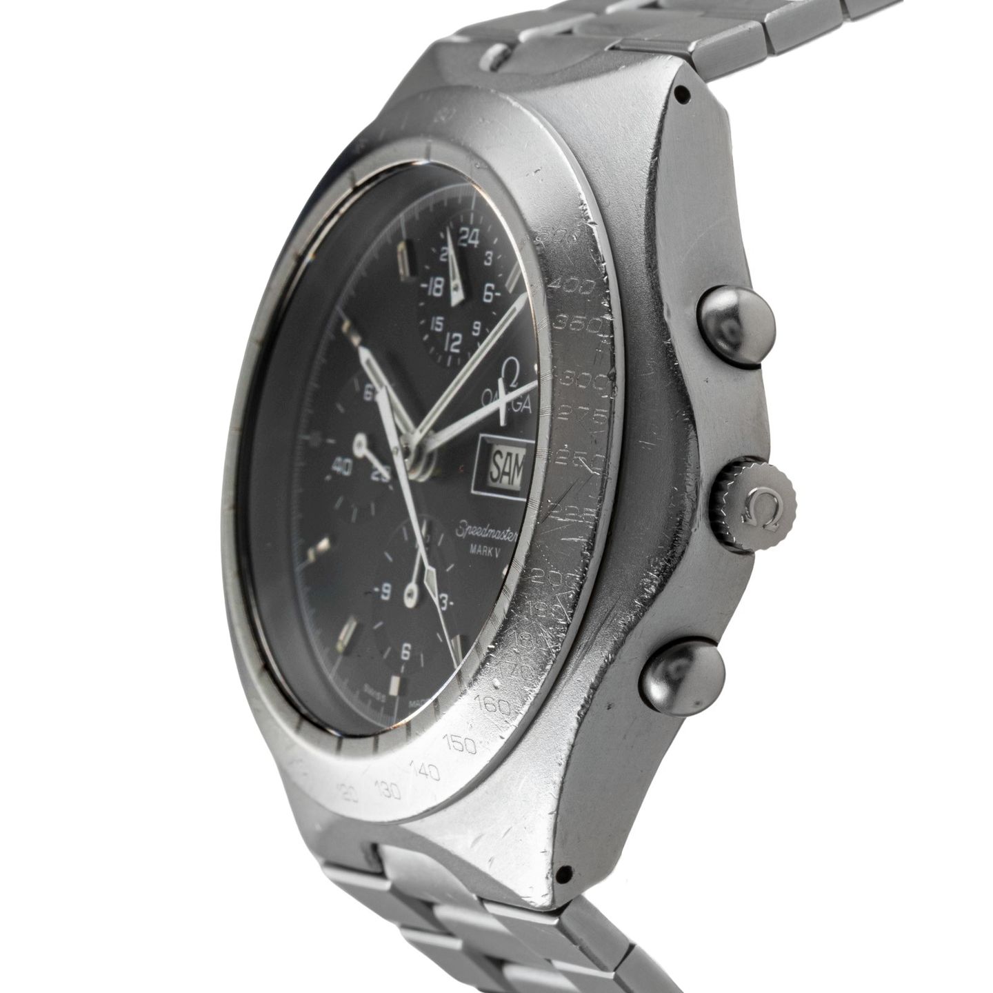 Omega Speedmaster 376.0806 (1984) - Black dial 42 mm Steel case (6/8)