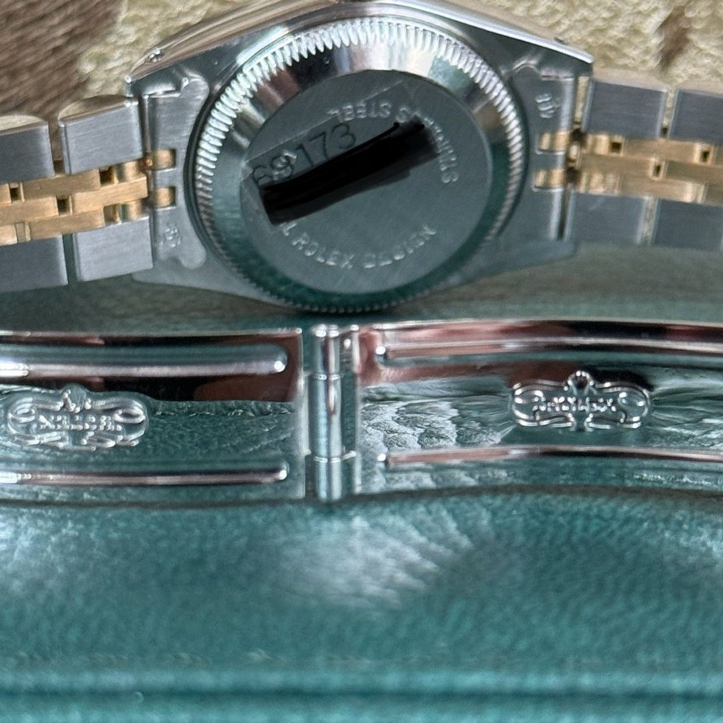 Rolex Lady-Datejust 69173 (1991) - Silver dial 26 mm Gold/Steel case (6/8)