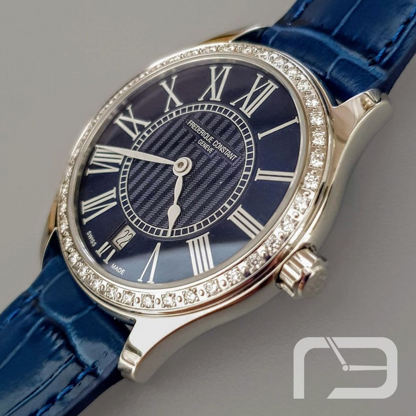 Frederique Constant Classics FC-220MN3BD6 (2024) - Blue dial 36 mm Steel case (3/8)