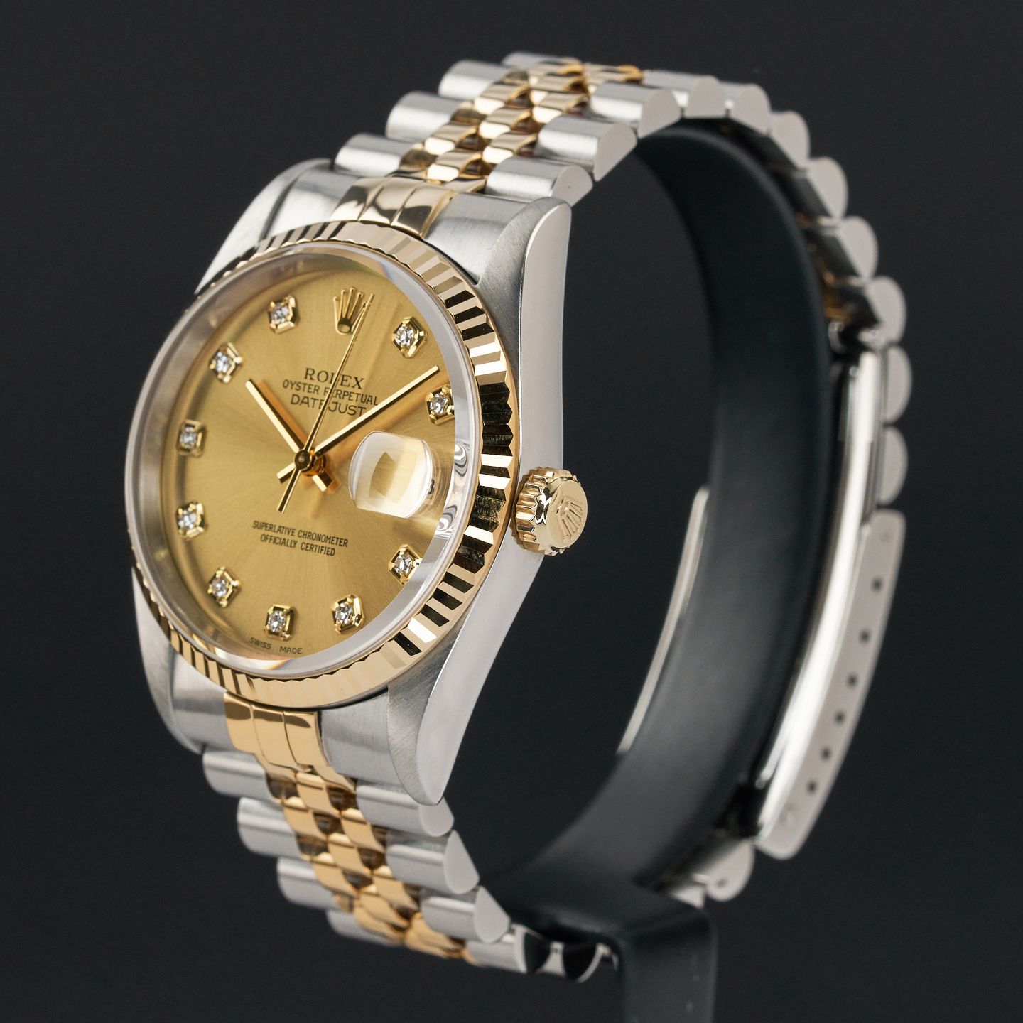 Rolex Datejust 36 16233 (1995) - 36mm Goud/Staal (4/8)