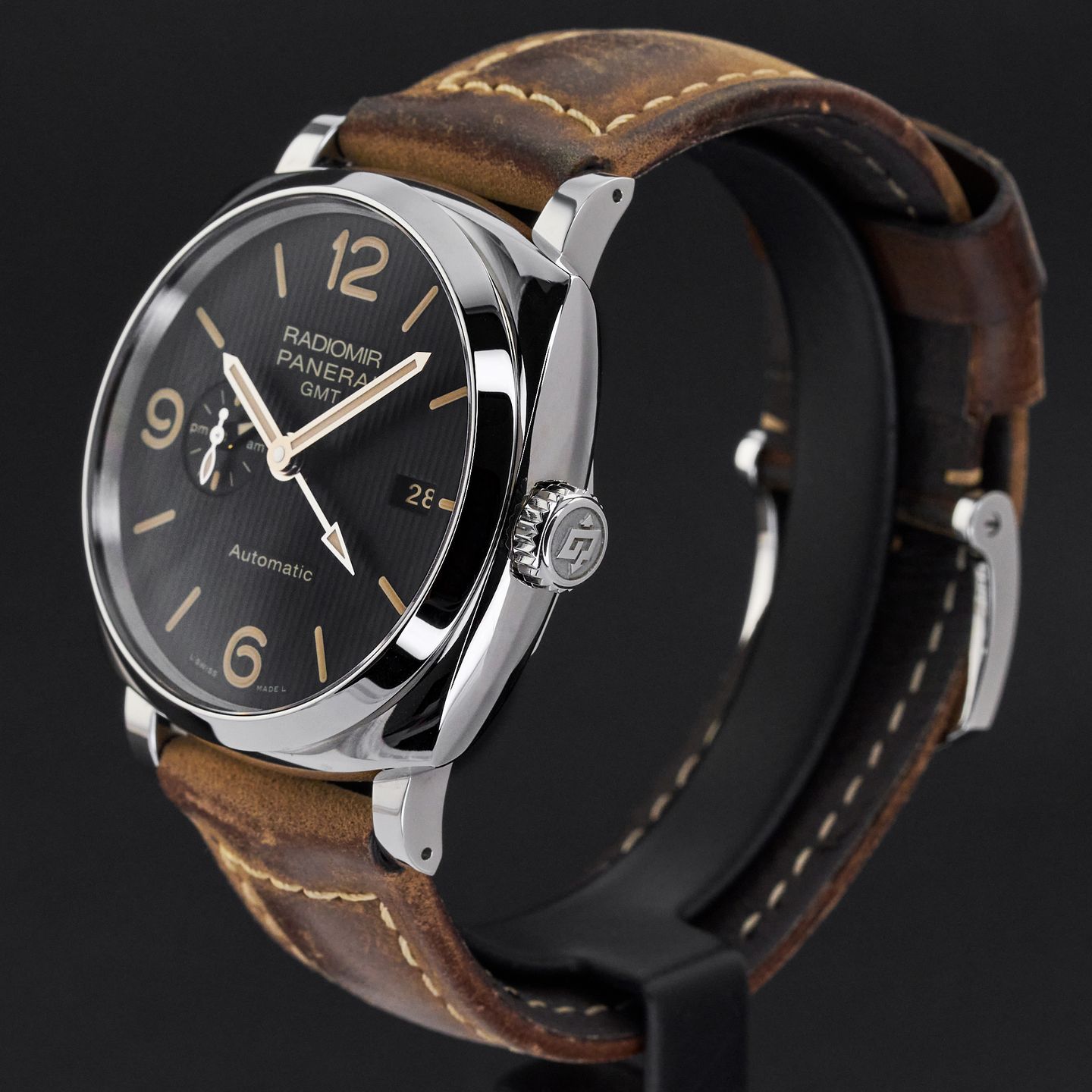Panerai Radiomir 1940 3 Days Automatic PAM00657 (2020) - Black dial 45 mm Steel case (4/8)
