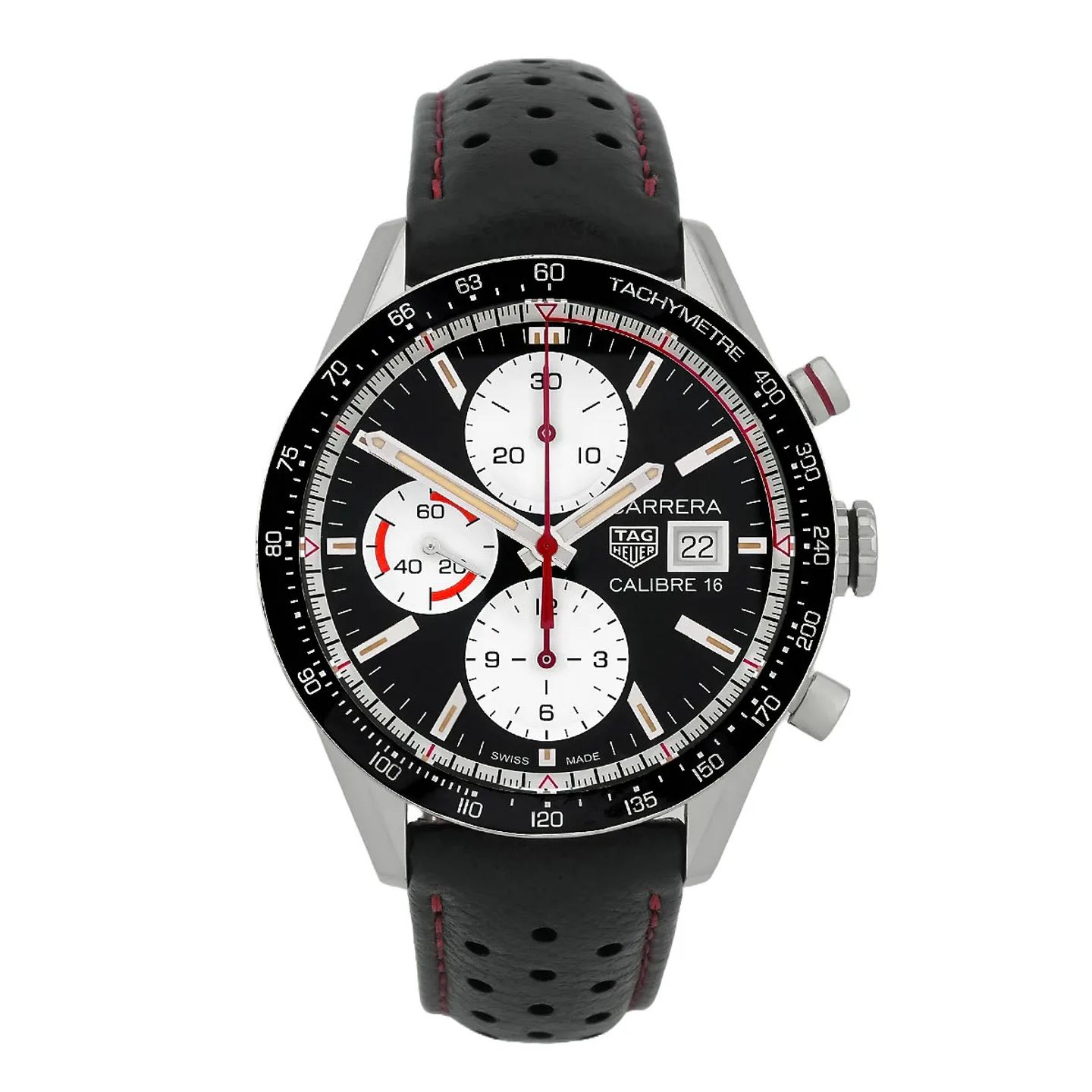 TAG Heuer Carrera Calibre 16 CV201AP.FC6429 (2019) - Black dial 41 mm Steel case (1/8)