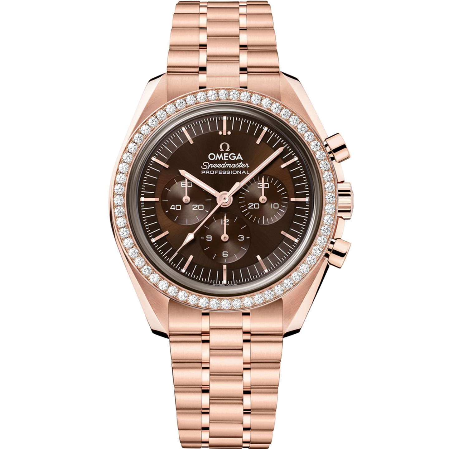 Omega Speedmaster Professional Moonwatch 310.55.42.50.13.001 (2025) - Bruin wijzerplaat 42mm Roségoud (1/1)
