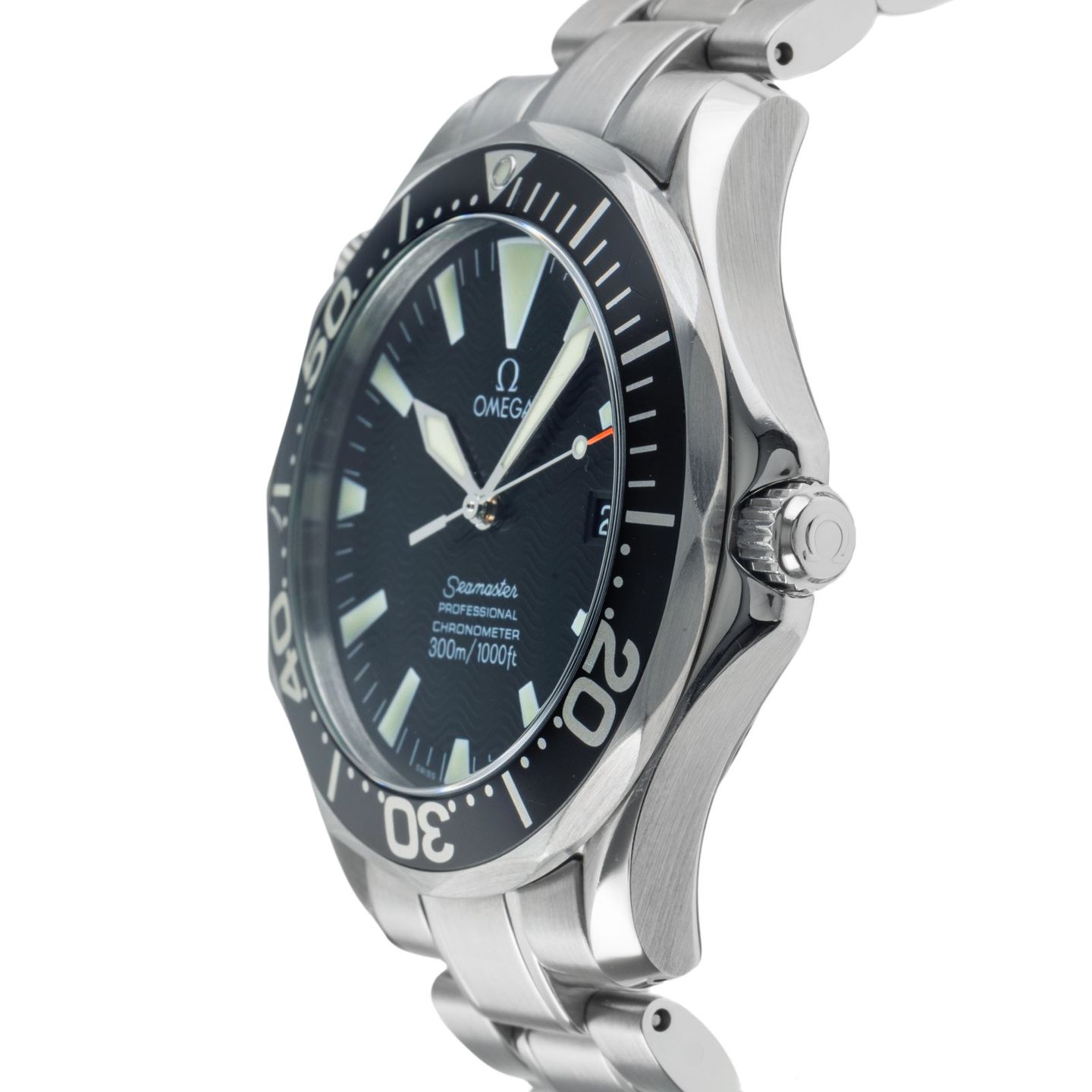 Omega Seamaster Diver 300 M 2254.50.00 (1999) - Zwart wijzerplaat 41mm Staal (6/8)