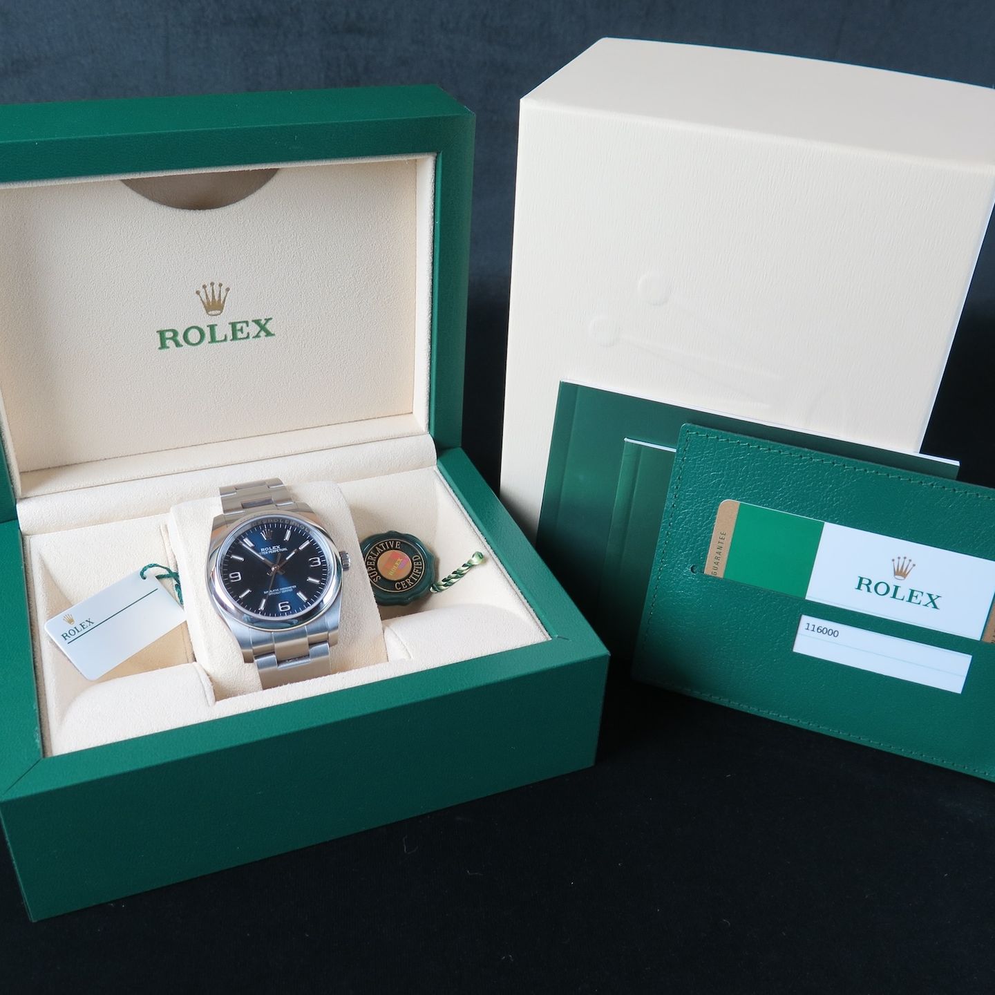 Rolex Oyster Perpetual 36 116000 (2017) - 36 mm Steel case (8/8)