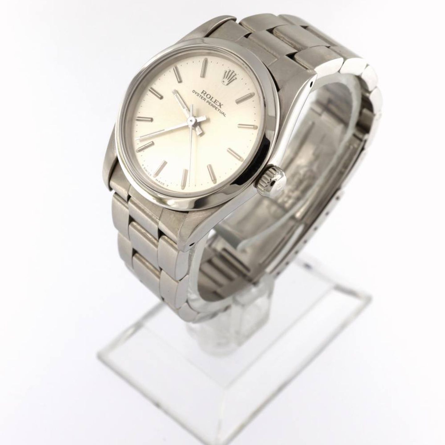 Rolex Oyster Perpetual 31 67480 (2000) - Zilver wijzerplaat 31mm Staal (2/4)