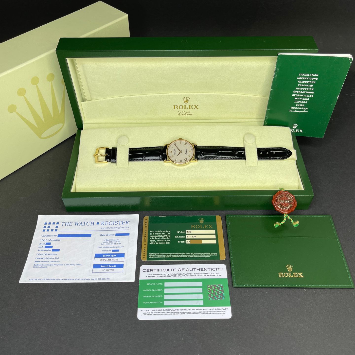 Rolex Cellini Time 5115 - (3/8)