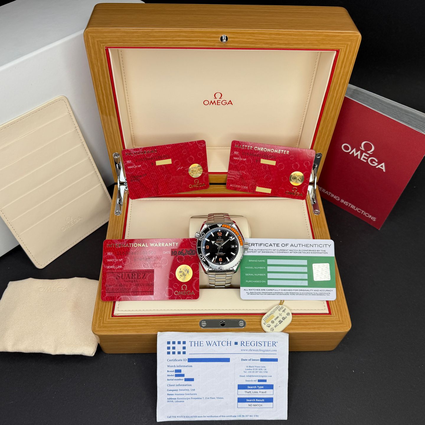Omega Seamaster Planet Ocean 215.30.44.21.01.002 - (3/8)