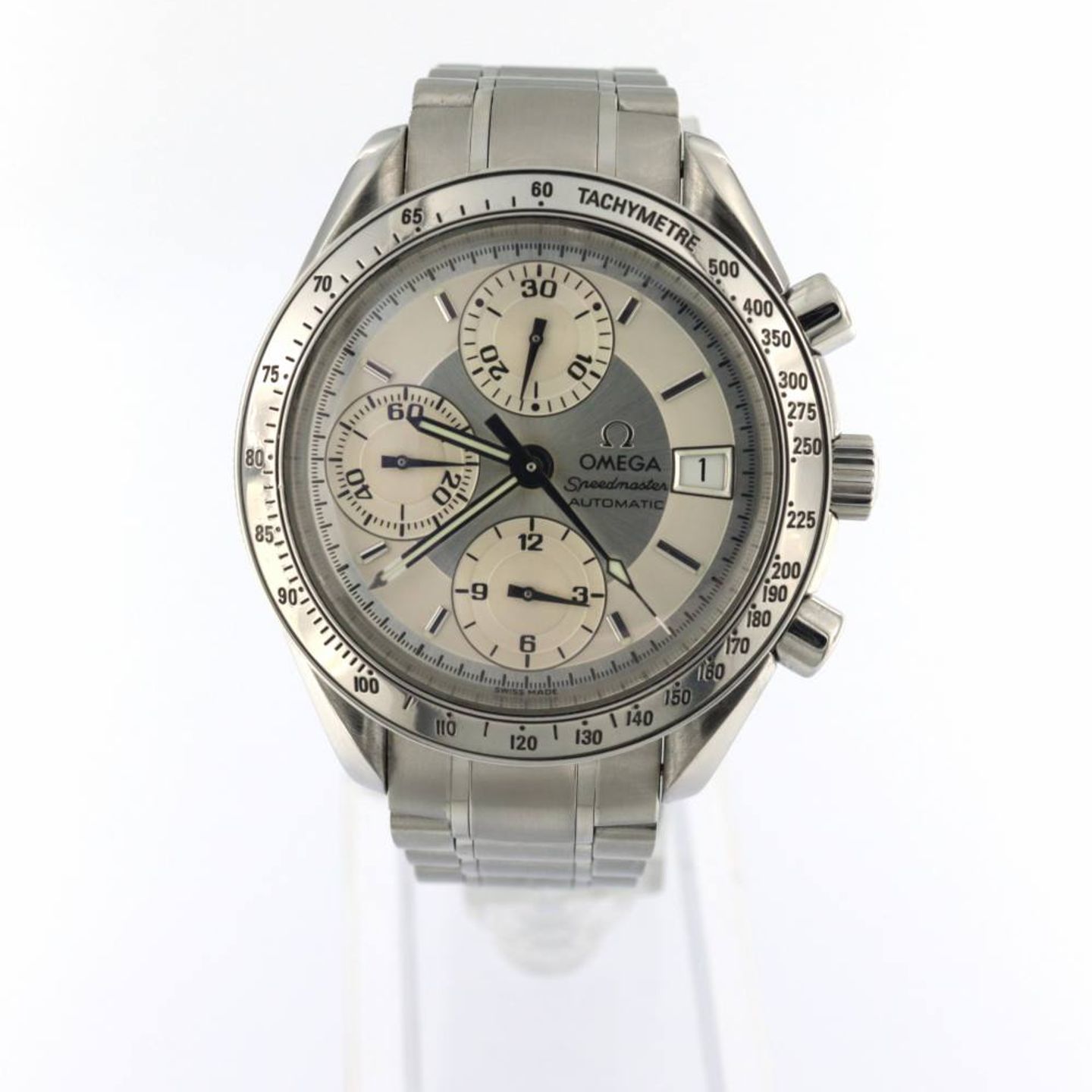 Omega Speedmaster Date 3513.30.00 (2004) - Silver dial 39 mm Steel case (1/6)