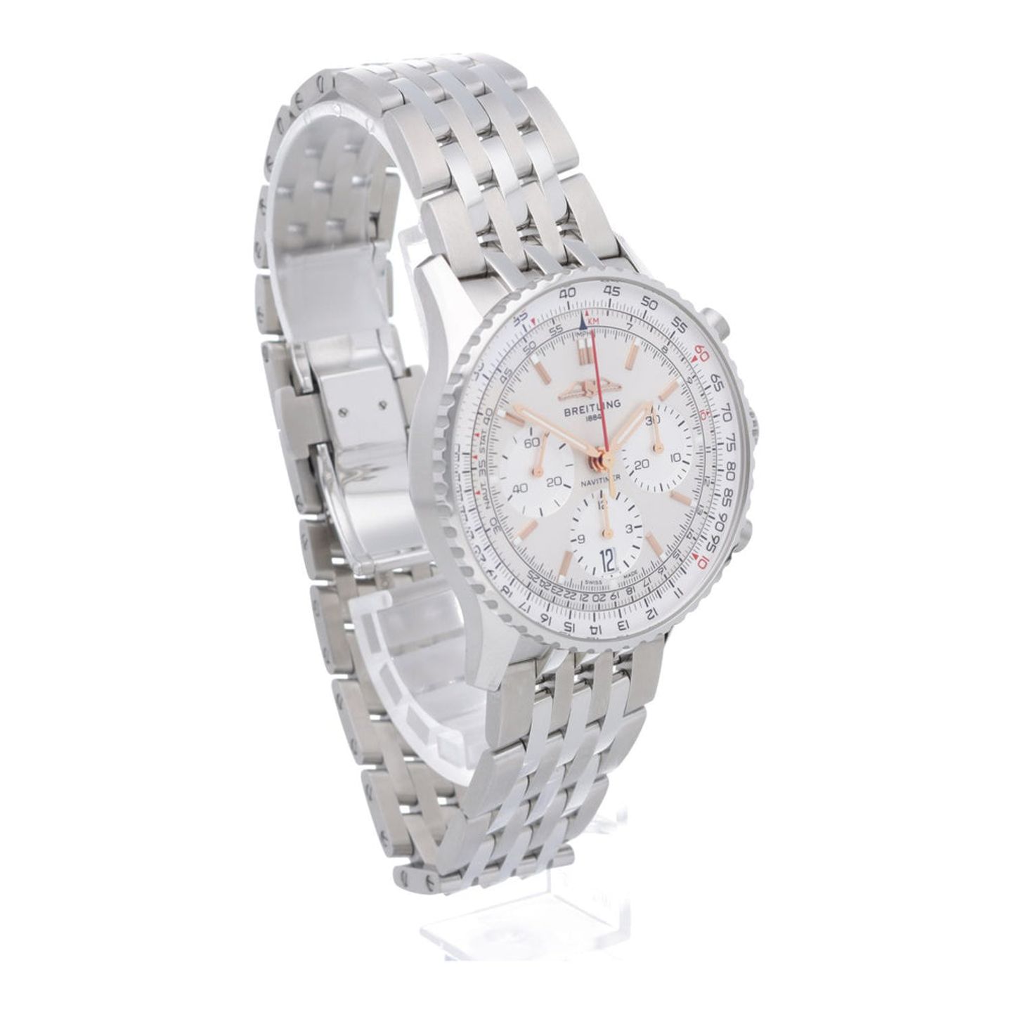 Breitling Navitimer AB0139211G1A1 (2026) - Silver dial 41 mm Steel case (7/7)