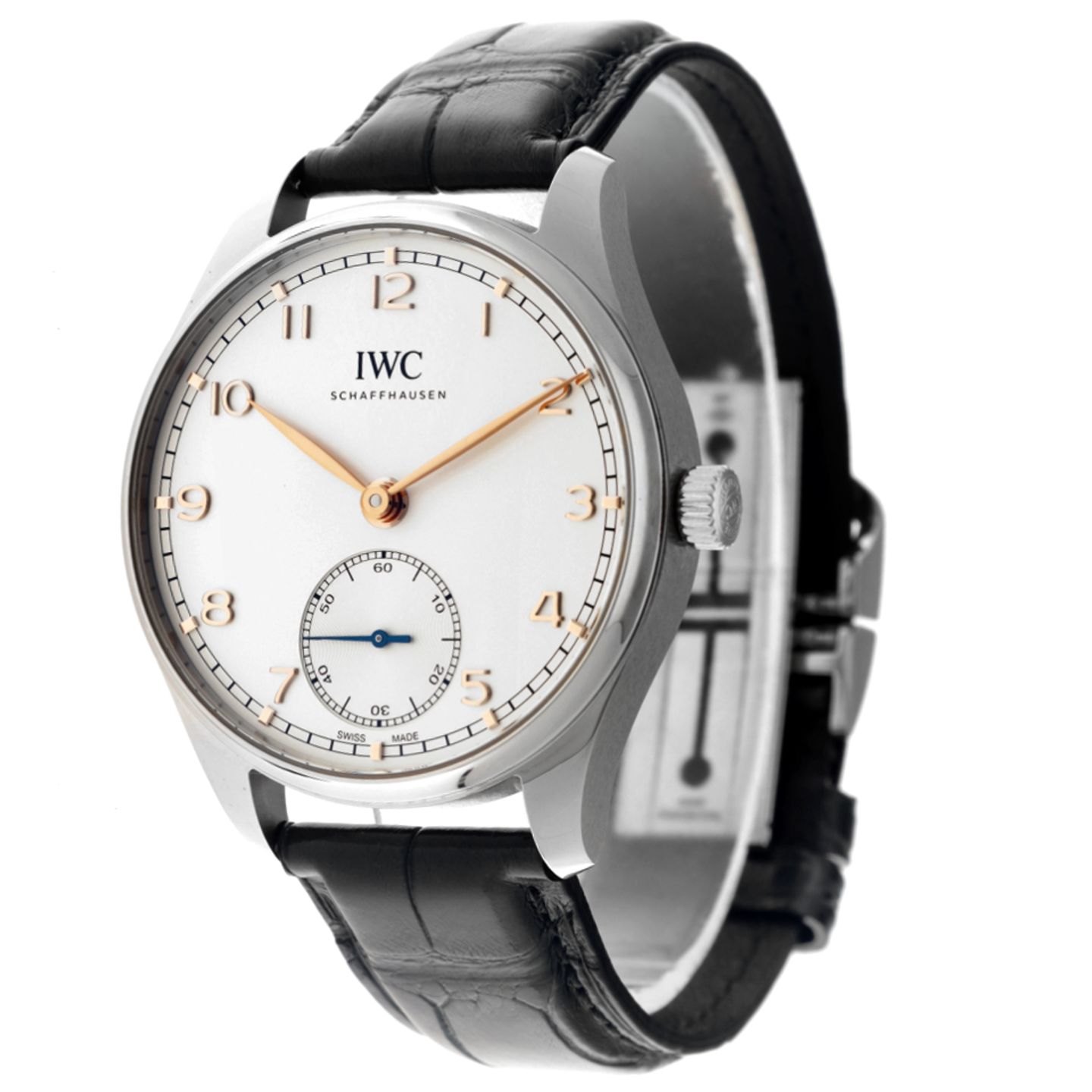 IWC Portuguese Automatic IW358303 (2021) - Zilver wijzerplaat 40mm Staal (2/6)