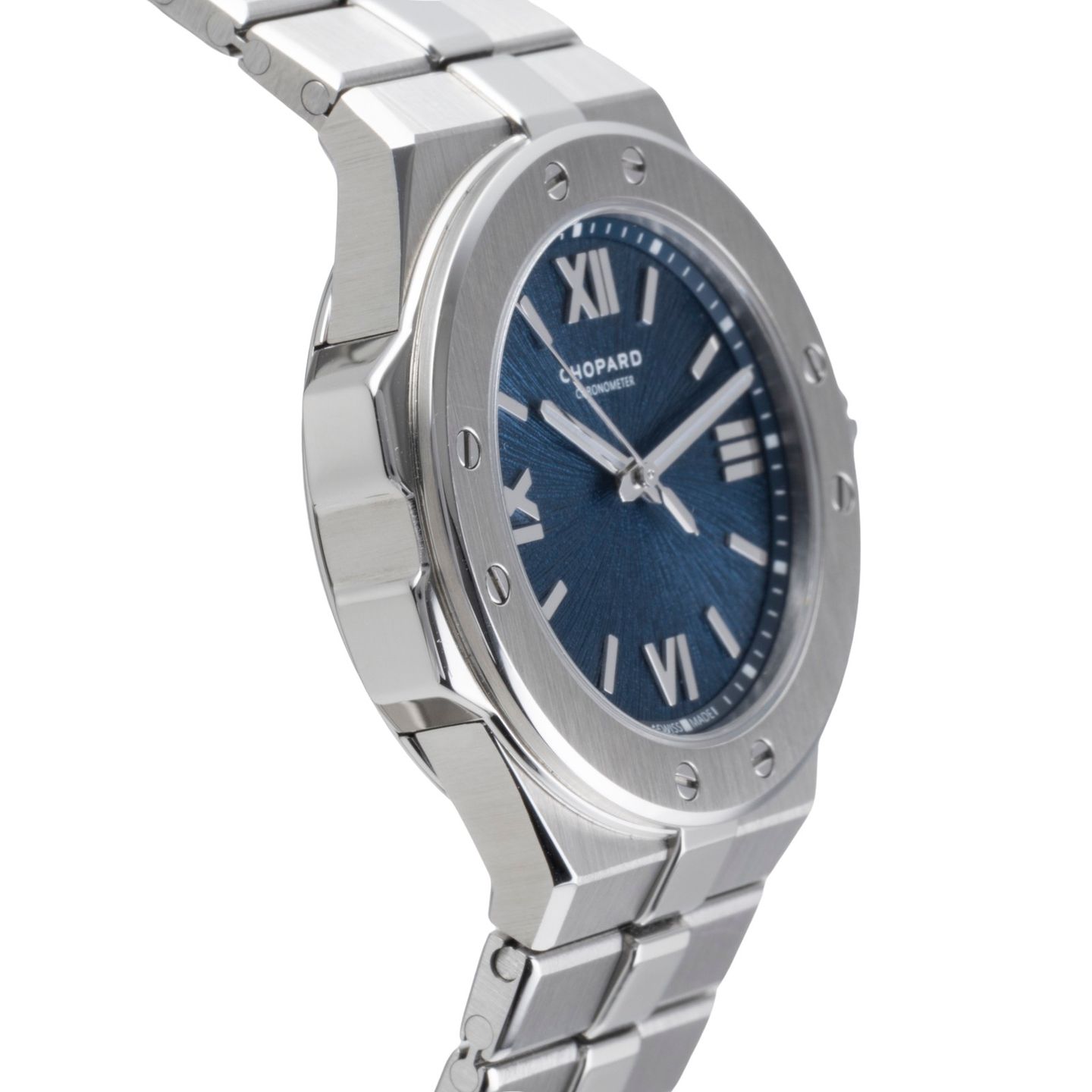 Chopard Alpine Eagle 298617-3001 (Unknown (random serial)) - Blue dial 33 mm Steel case (7/8)