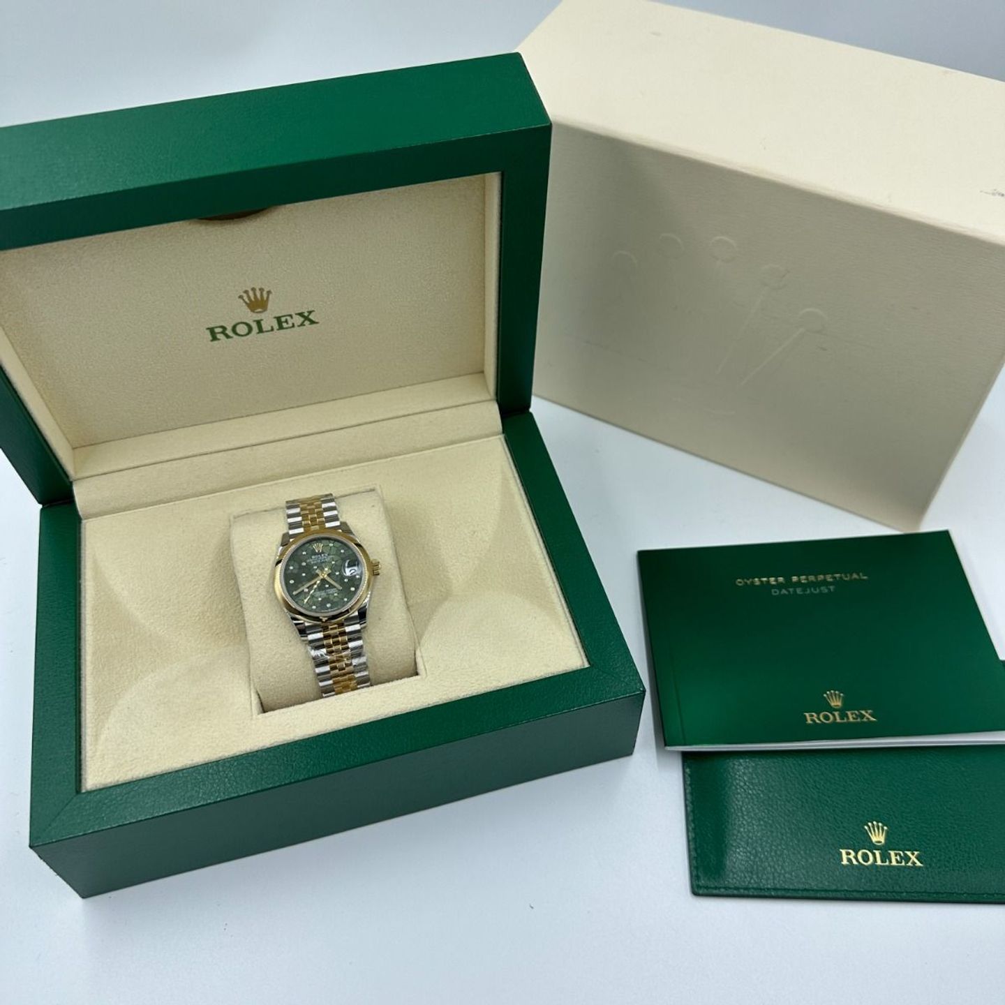 Rolex Datejust 31 278243 (2024) - Groen wijzerplaat 31mm Staal (2/8)