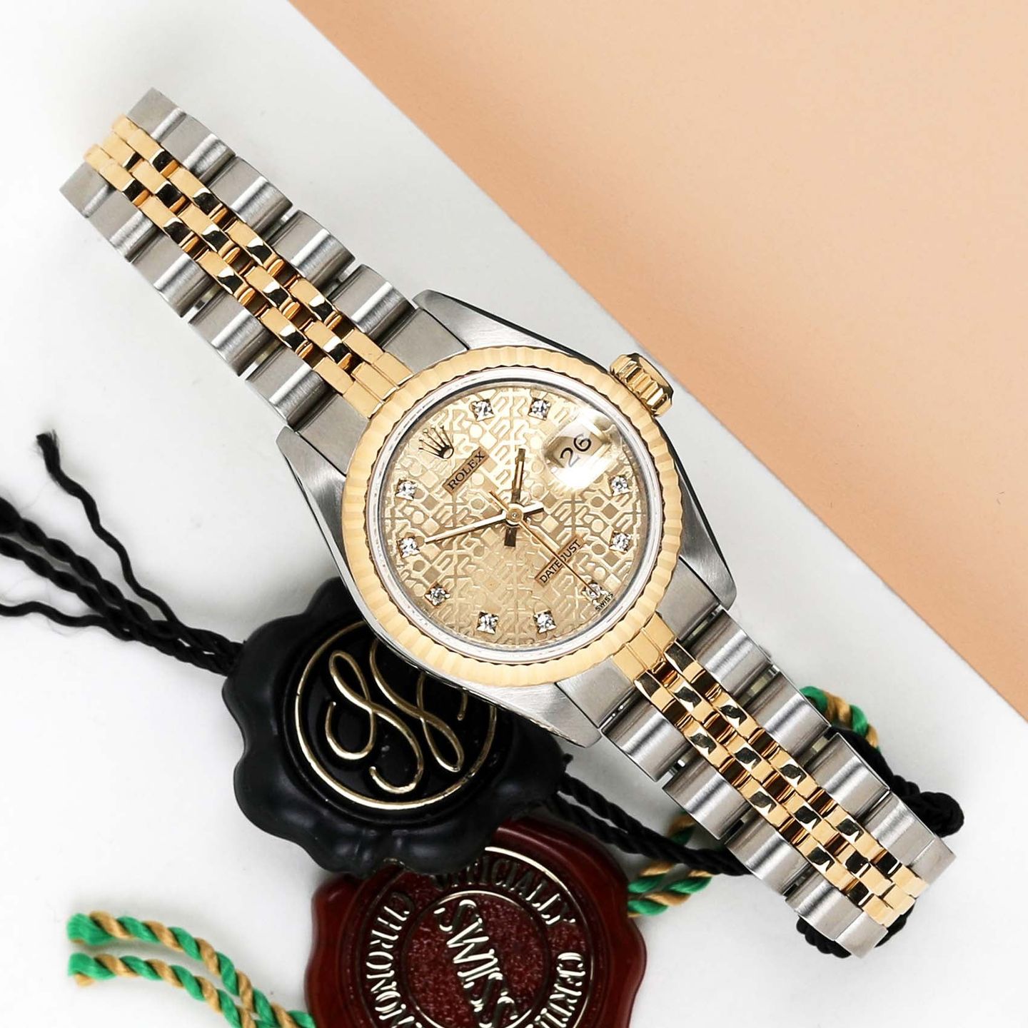 Rolex Lady-Datejust 69173 (1986) - 26 mm Gold/Steel case (1/8)