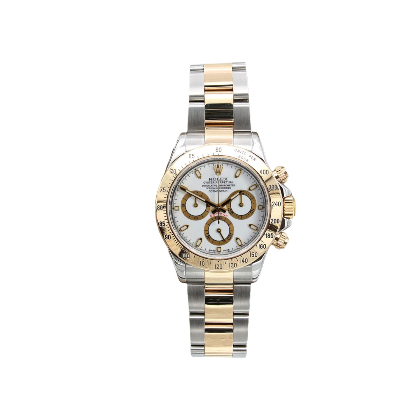 Rolex Daytona 116523 (Onbekend (willekeurig serienummer)) - 40mm Goud/Staal (1/6)