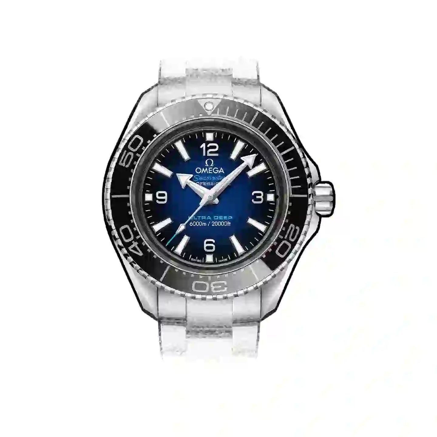 Omega Seamaster Planet Ocean 215.30.46.21.03.001 (2025) - Blue dial 46 mm Steel case (3/3)