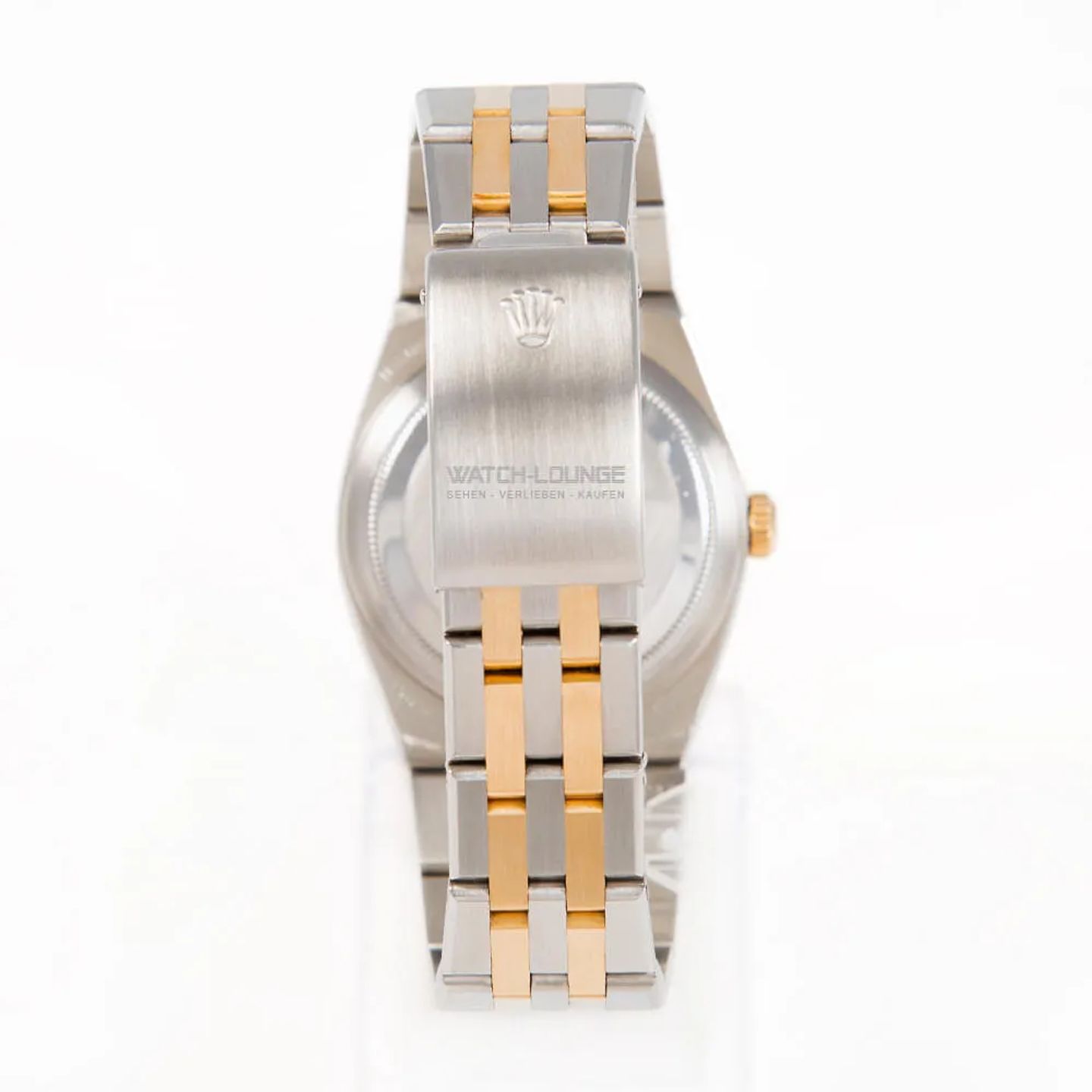 Rolex Datejust Oysterquartz 17013 (1998) - Champagne dial 36 mm Gold/Steel case (6/8)