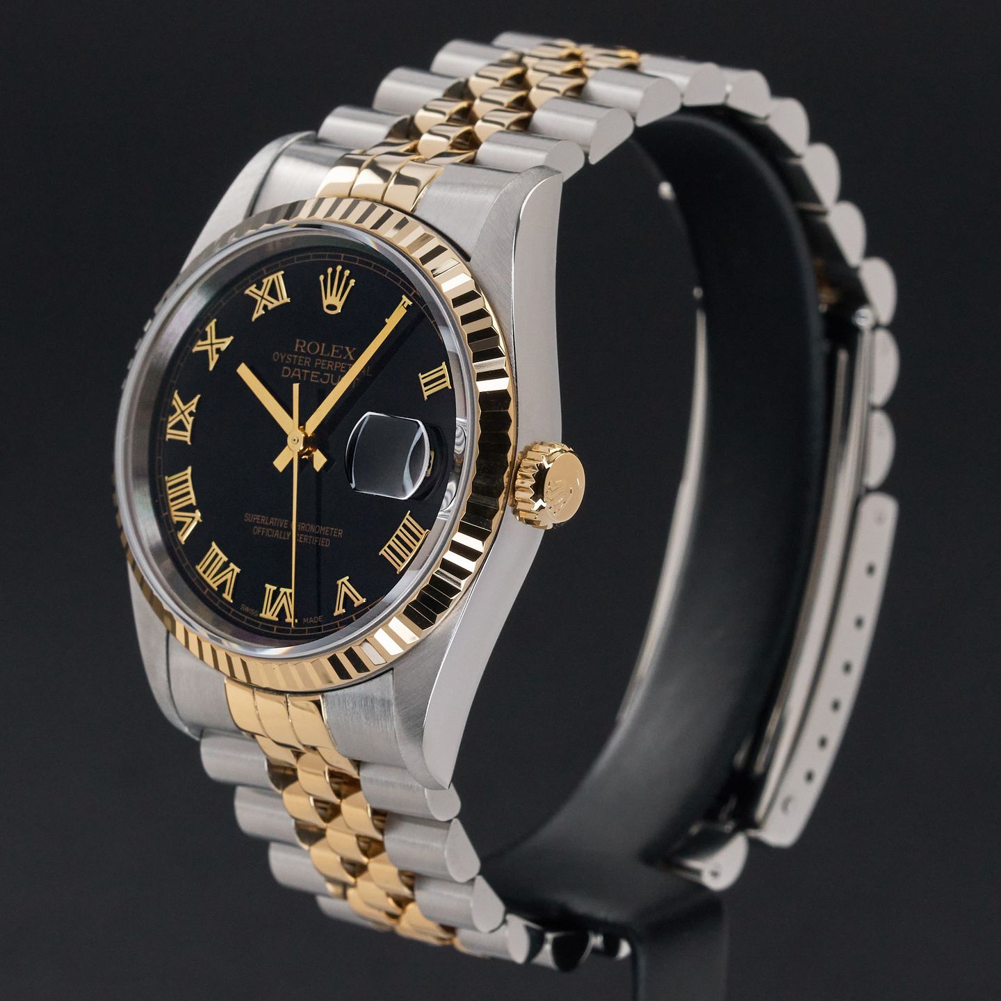 Rolex Datejust 36 16233 (1995) - 36mm Goud/Staal (4/8)