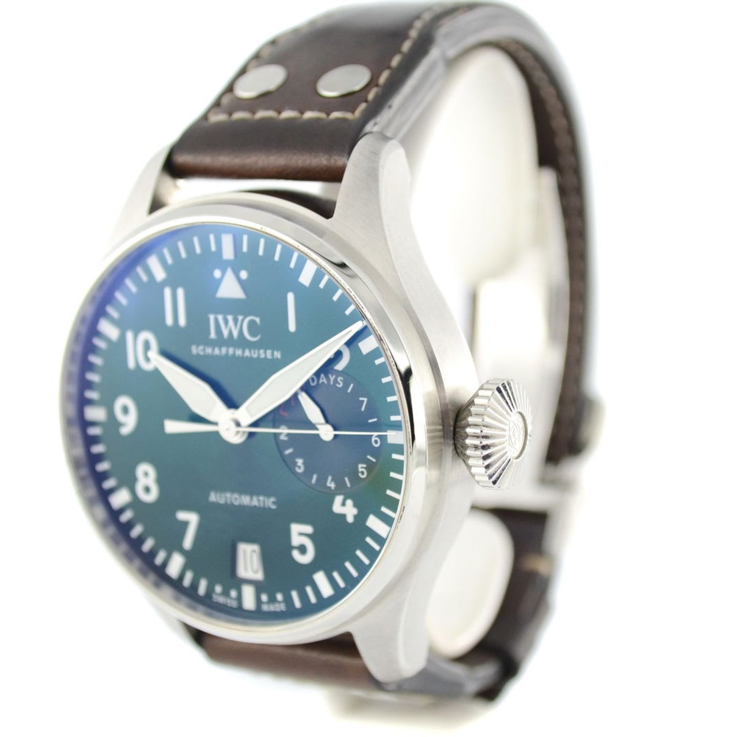 IWC Big Pilot IW501015 (2022) - Green dial 46 mm Steel case (2/7)