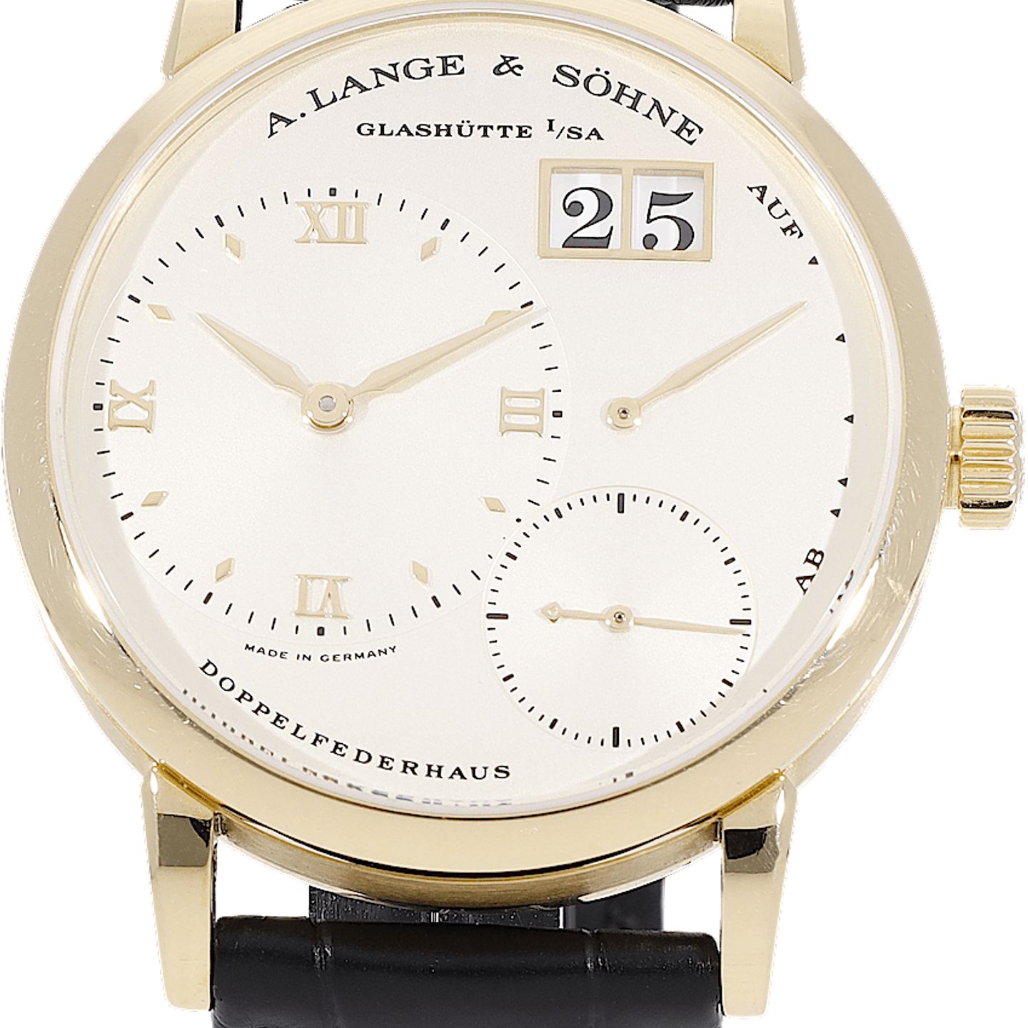 A. Lange & Söhne Little Lange 1 111.021 (1998) - Silver dial 36 mm Yellow Gold case (2/5)