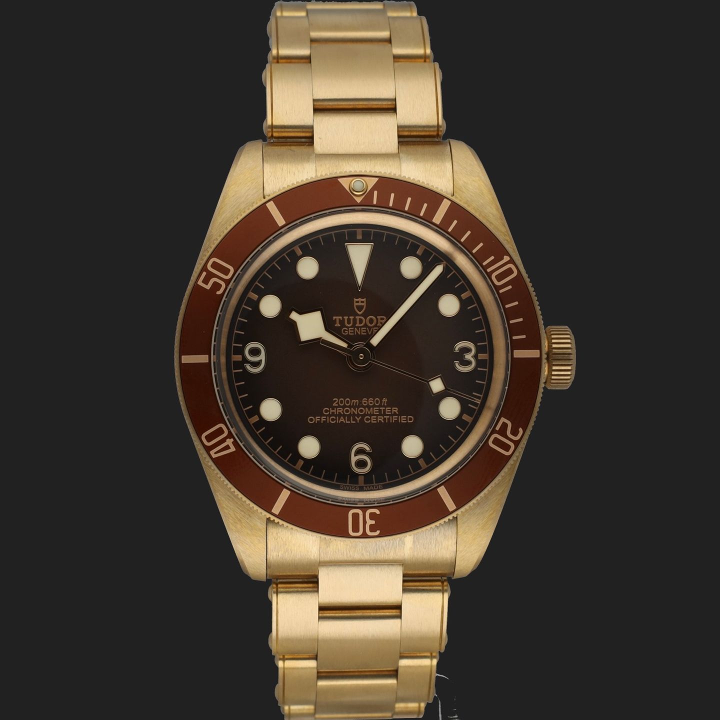 Tudor Black Bay Bronze 79012M (2022) - Bruin wijzerplaat 39mm Brons (3/8)